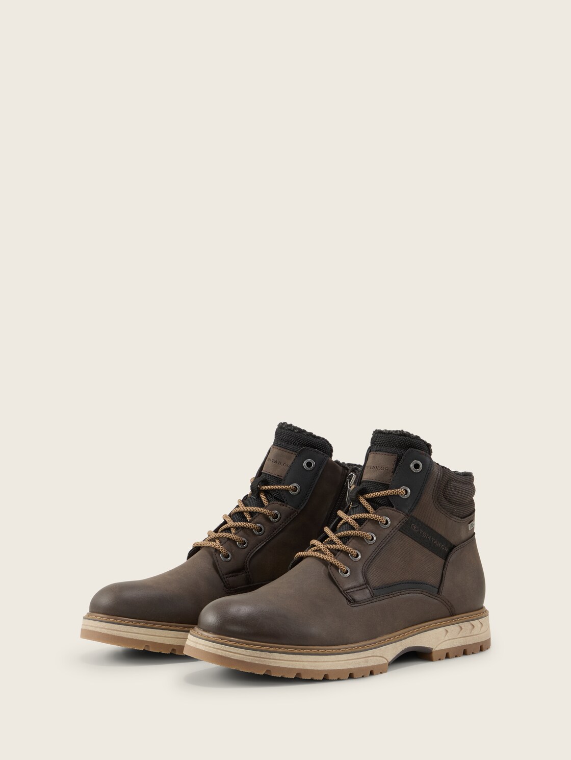 Gefütterte Stiefel - espresso - seitliche Produkt-Ansicht