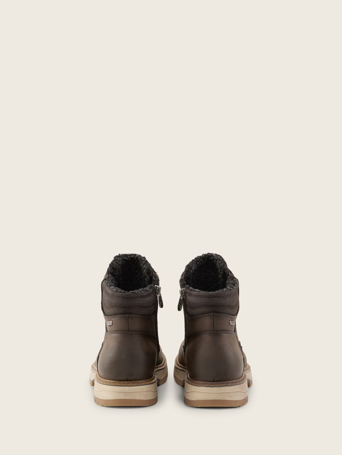 Gefütterte Stiefel - espresso - Produkt-Rückansicht