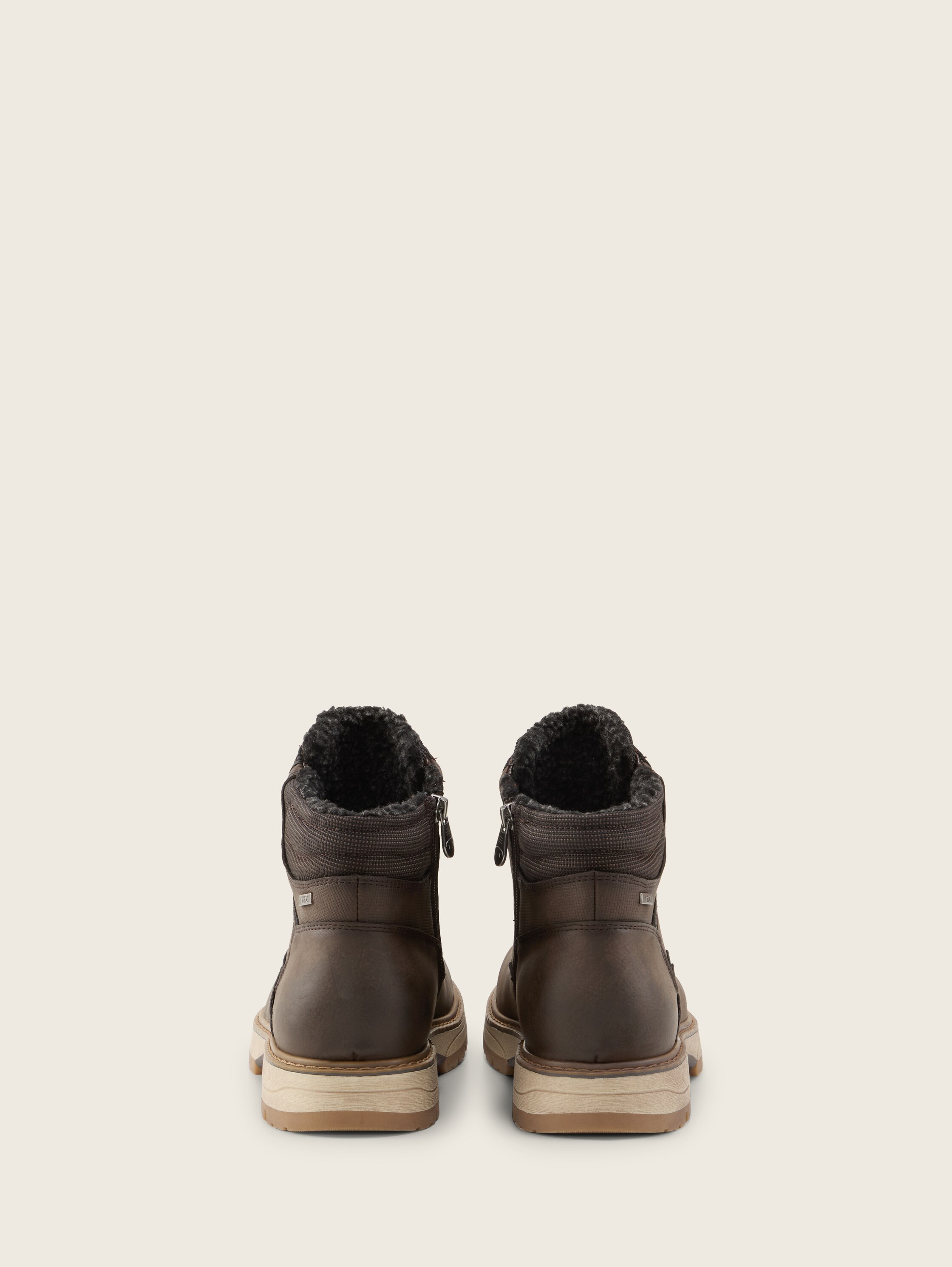 gevoerde laarzen - espresso - 