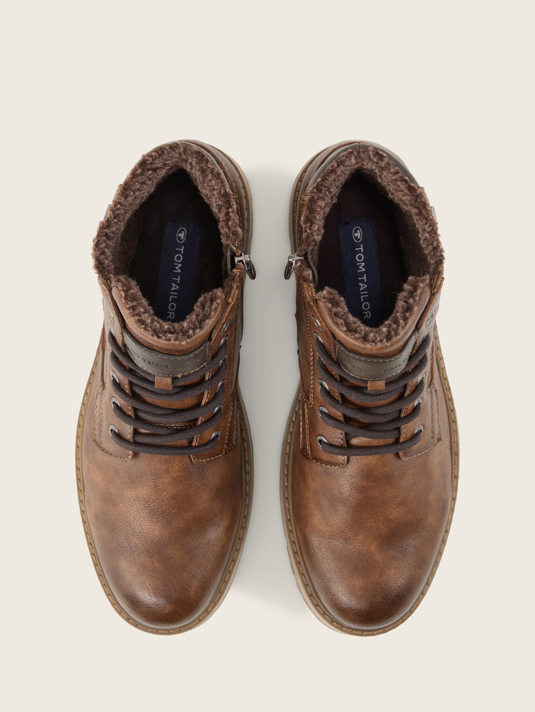 Wasserdichte Schnürstiefeletten - rust - 