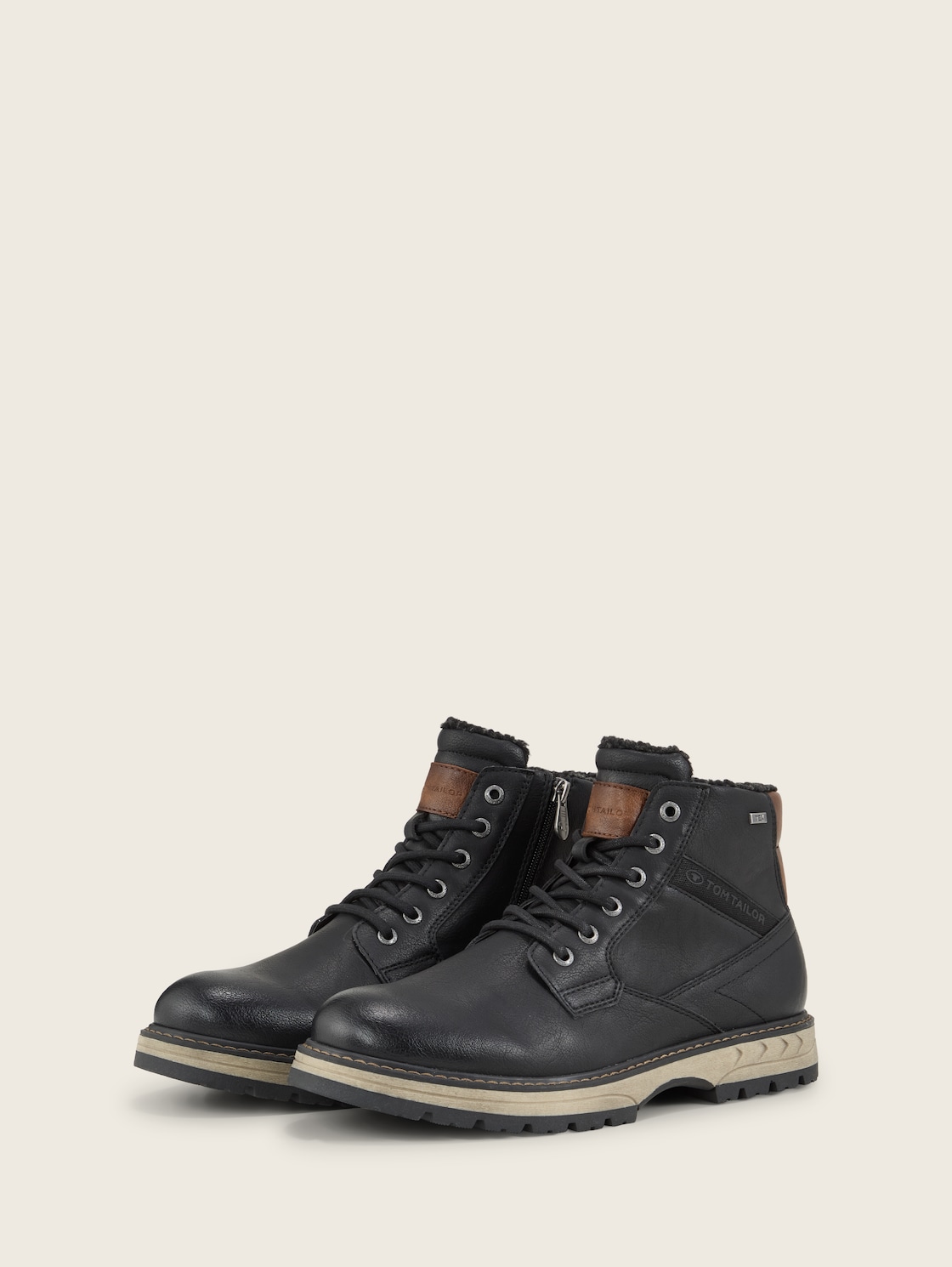 Wasserdichte Schnürstiefeletten - black - seitliche Produkt-Ansicht