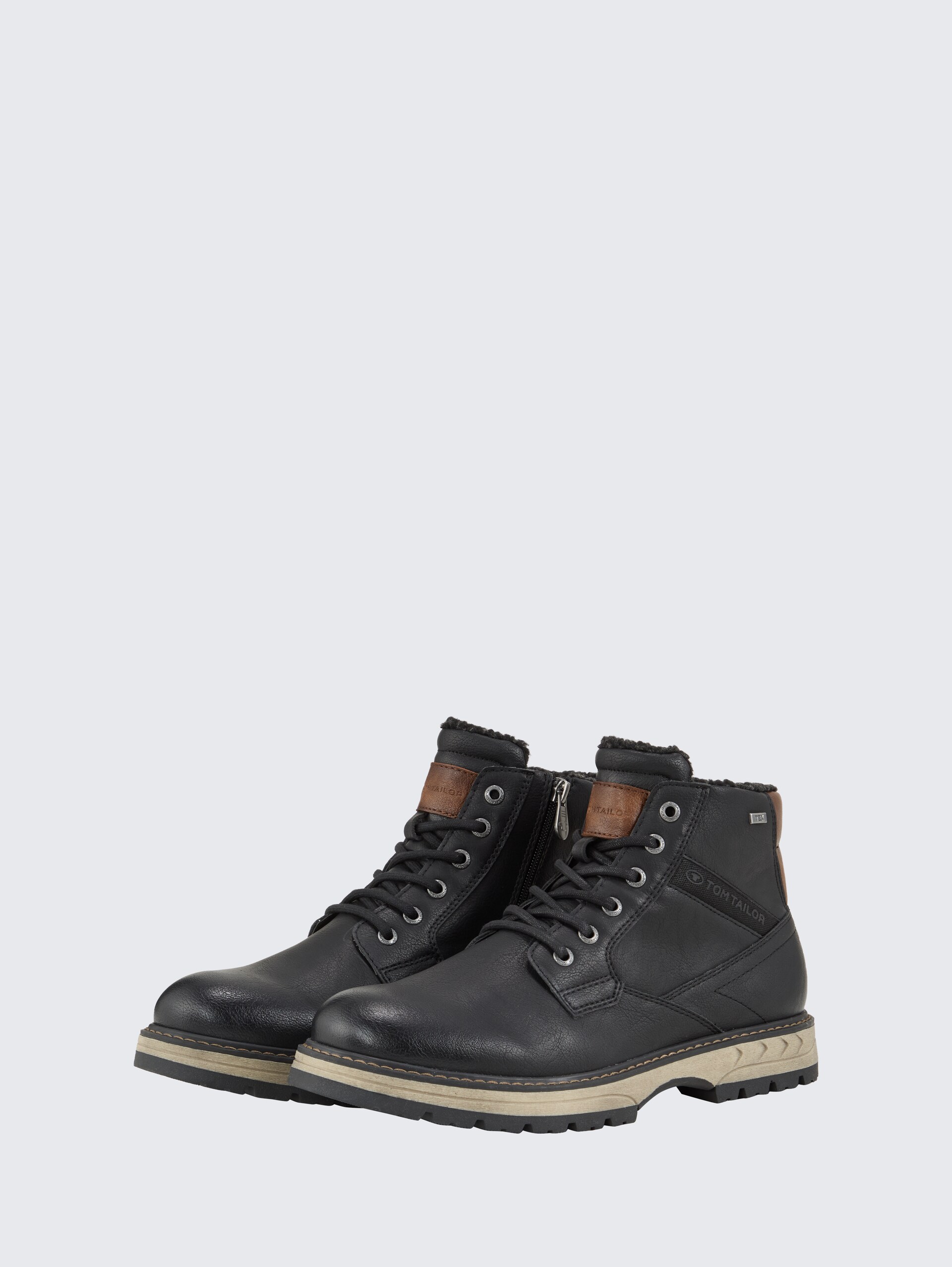 Wasserdichte Schnürstiefeletten - black - seitliche Produkt-Ansicht