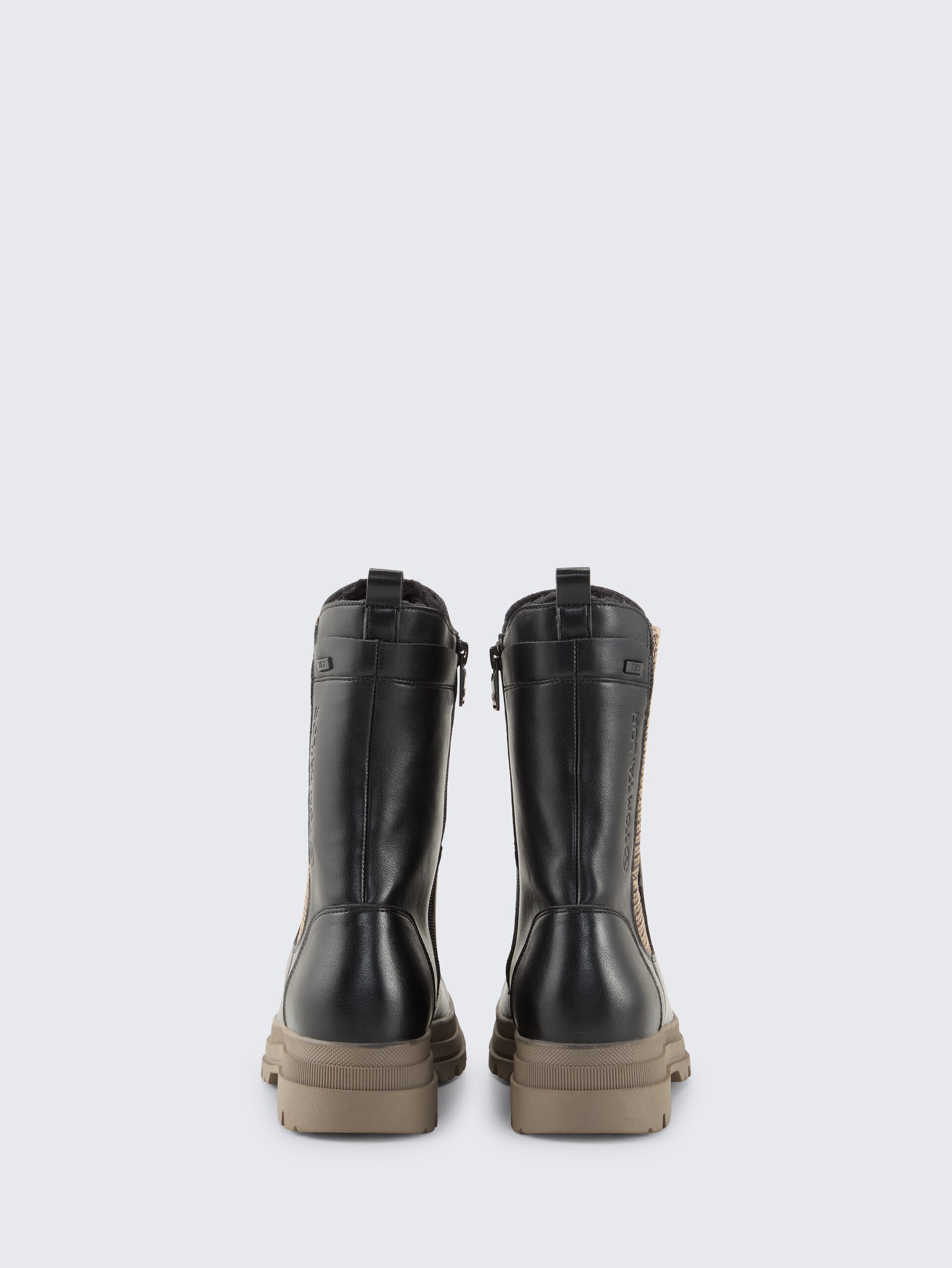 Wasserfeste Stiefel mit Fütterung - black - Produkt-Rückansicht