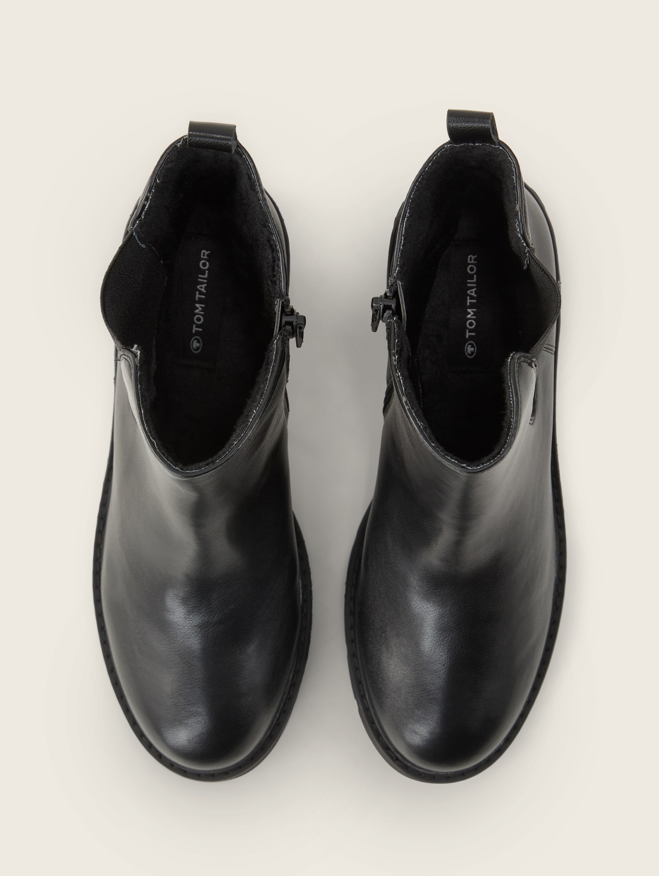 Enkellaarsjes met blokhak - black_1 - 