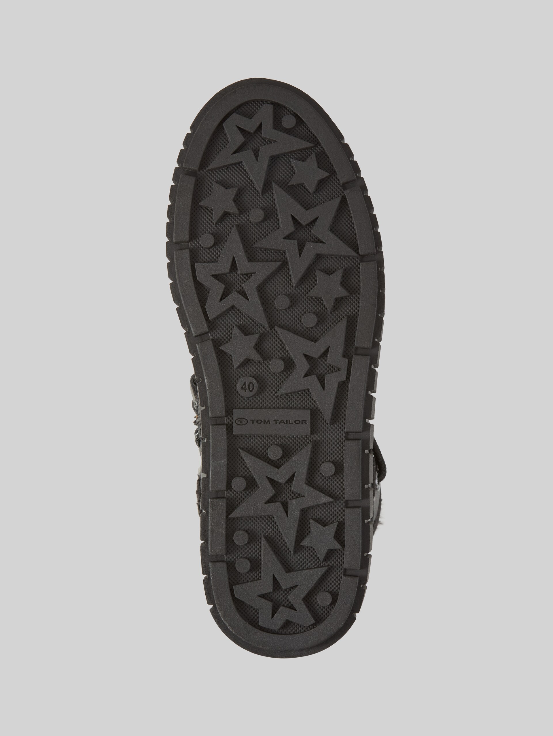 Lined snow boots - black - Product view sole 