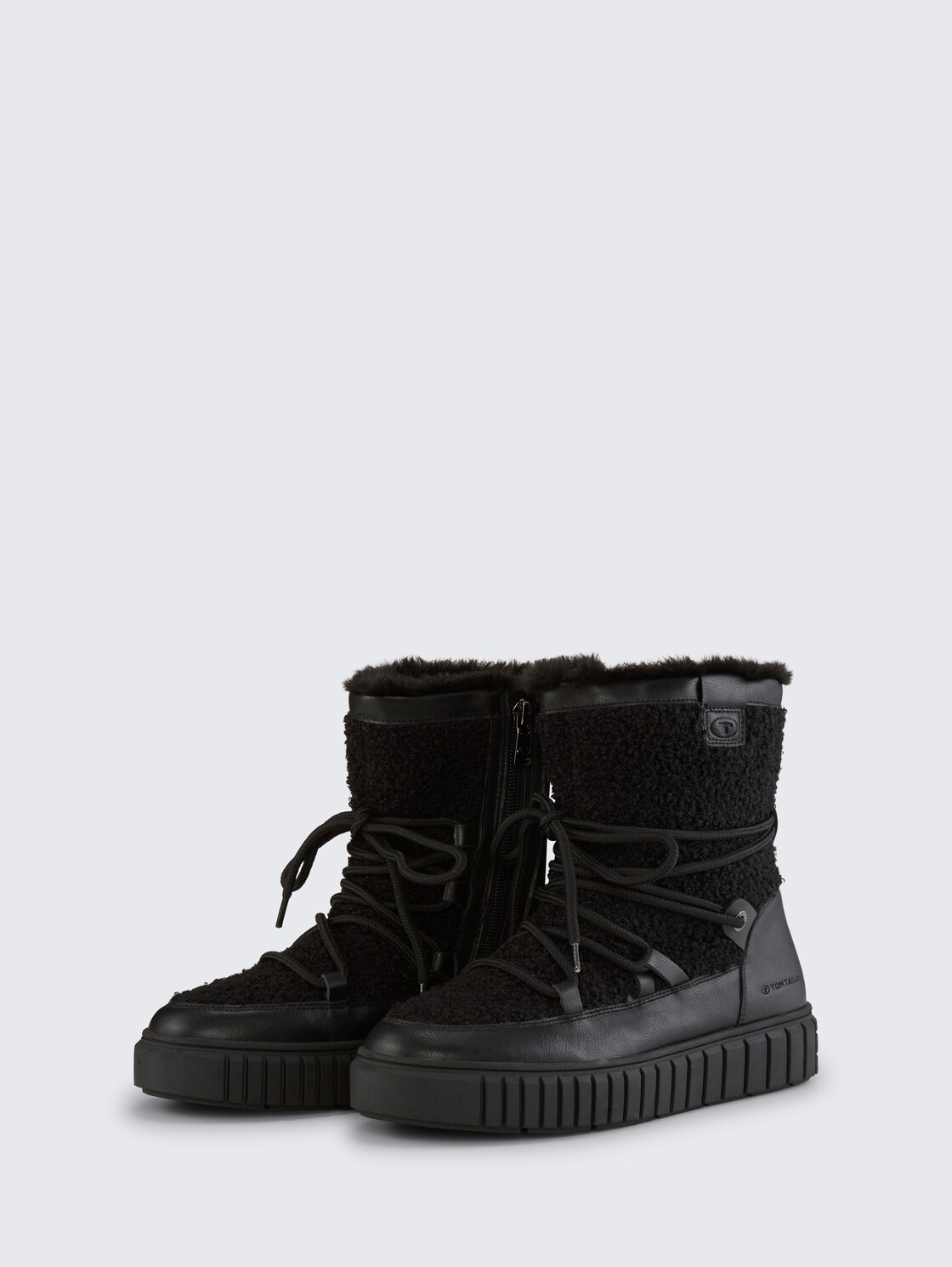 Gefütterte Schneestiefel - black - seitliche Produkt-Ansicht