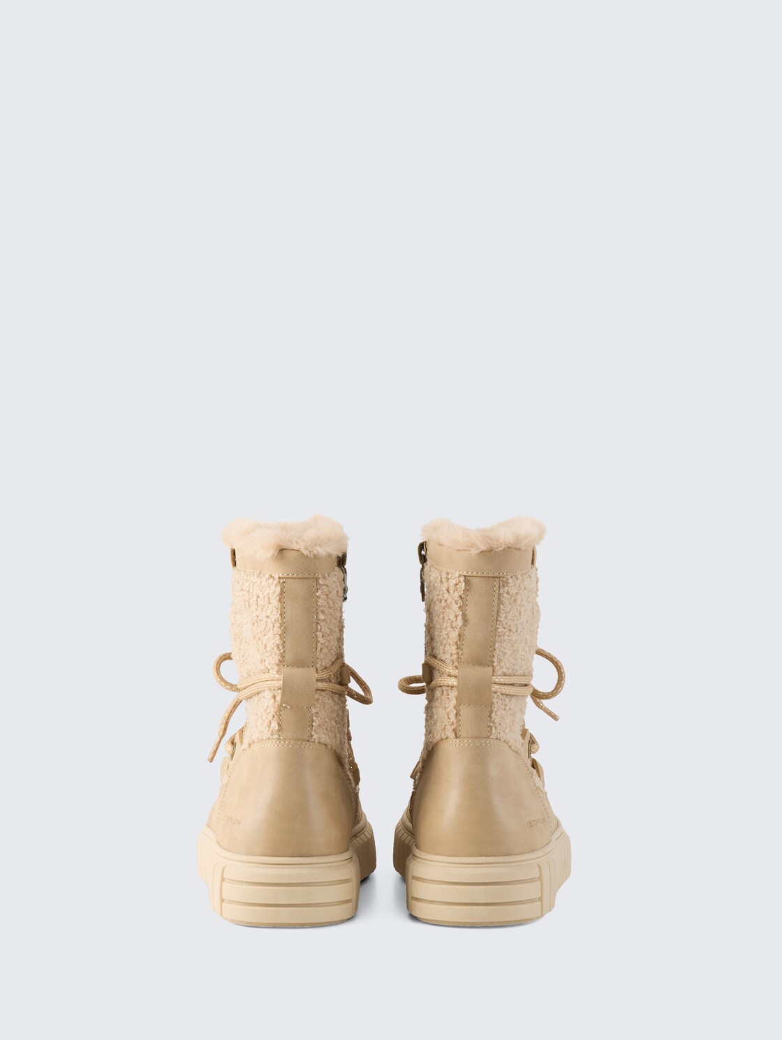 Gefütterte Schneestiefel - sand - Produkt-Rückansicht