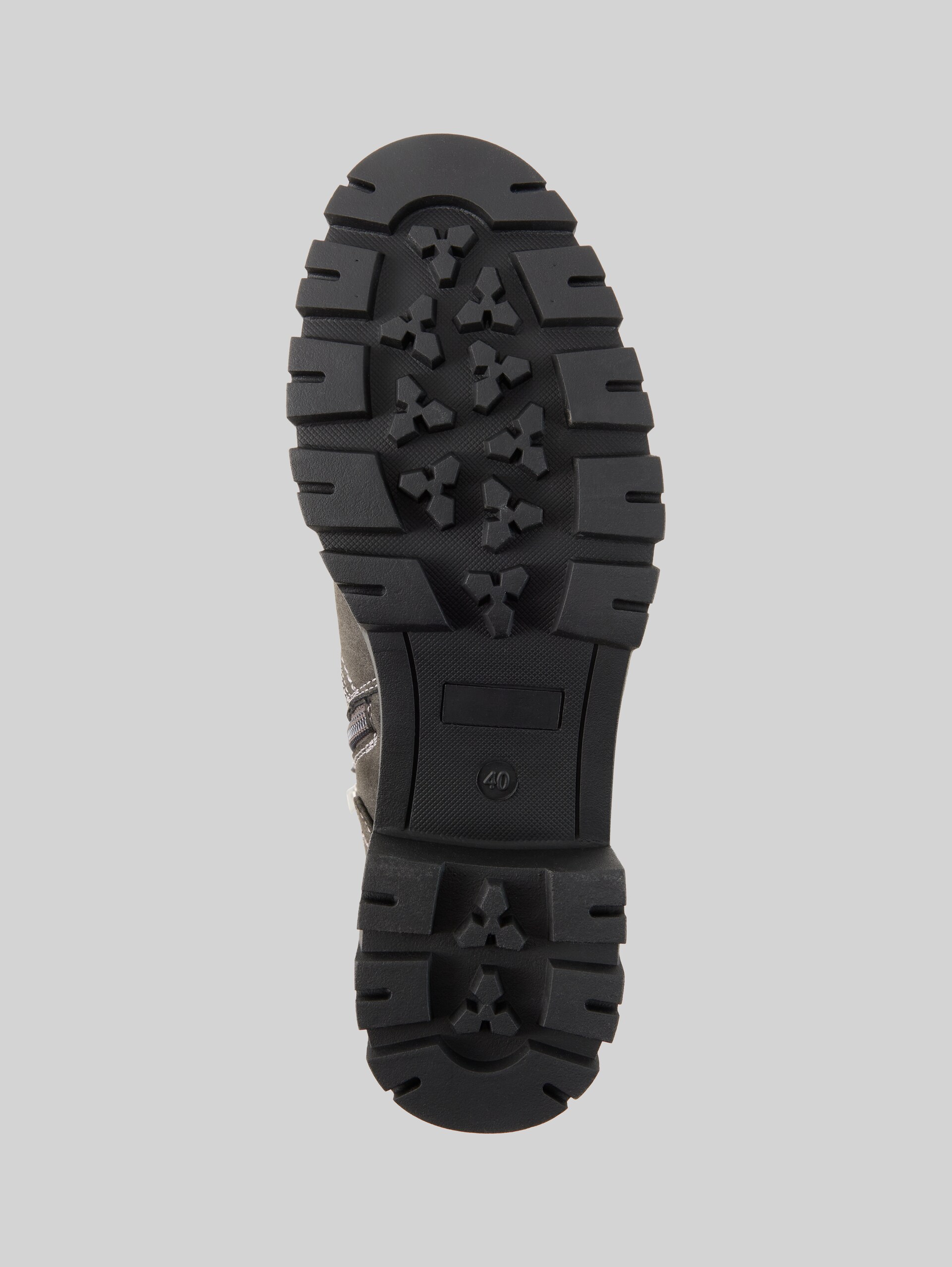 Wasserfeste Stiefeletten mit Blockabsatz - coal - Produkt-Ansicht Sohle