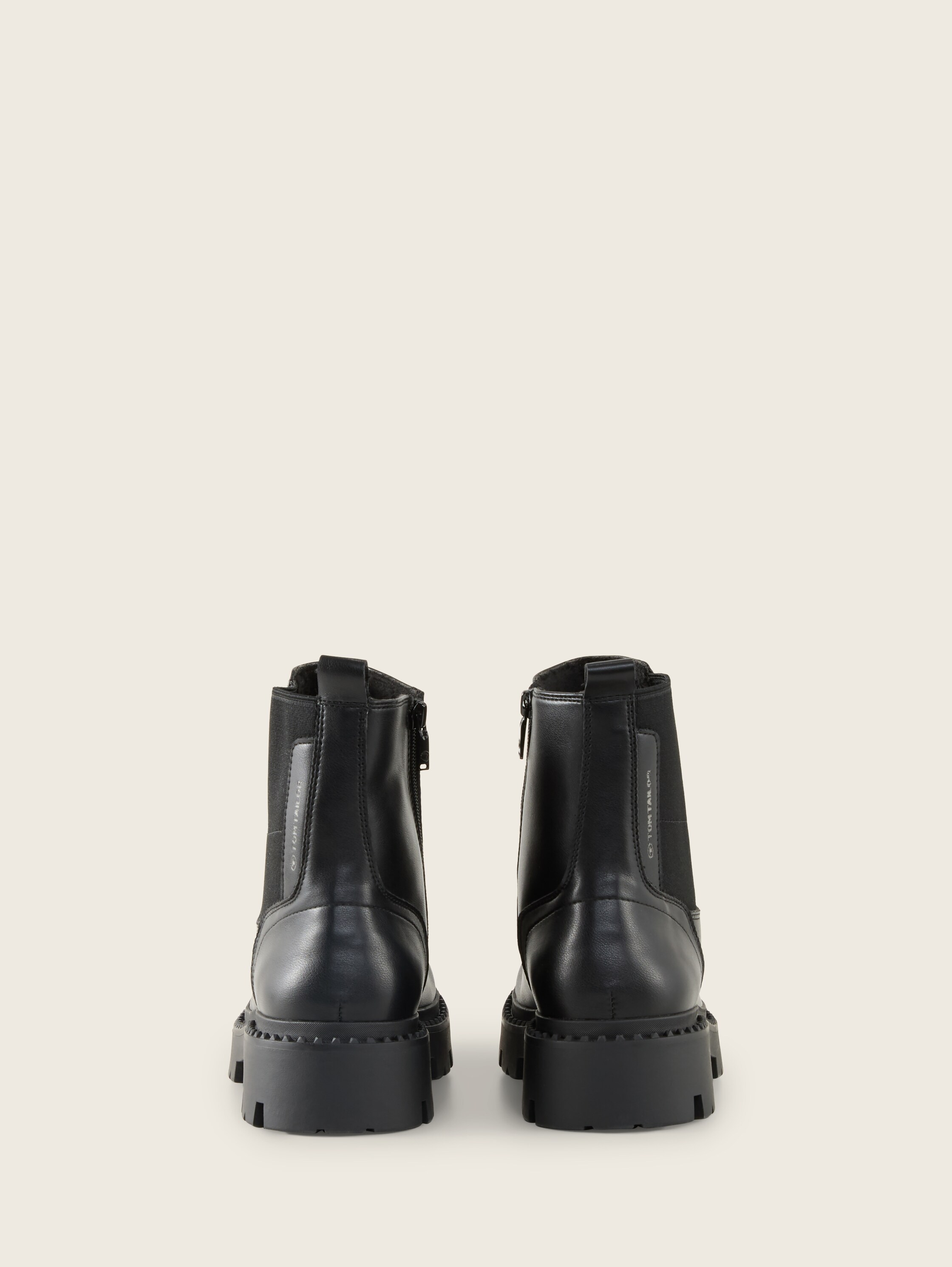 Bottines fourrées en similicuir - black_1 - 