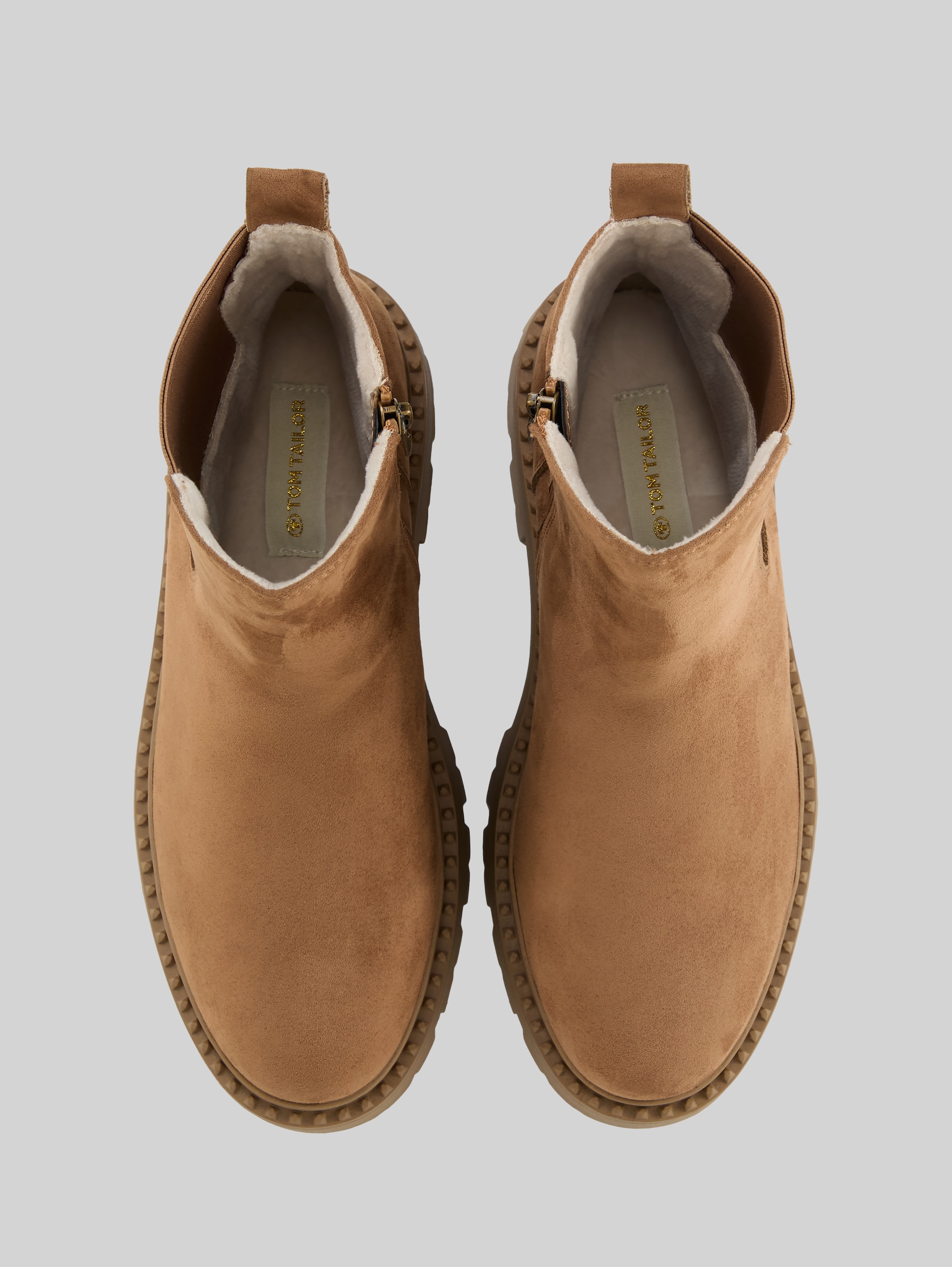 Lined ankle boots - hazel - Product view from top 