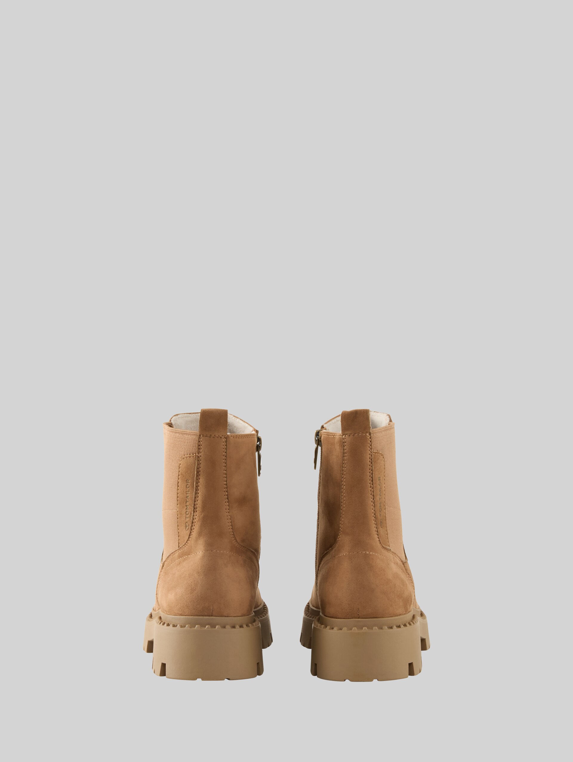 Lined ankle boots - hazel - Product rear view