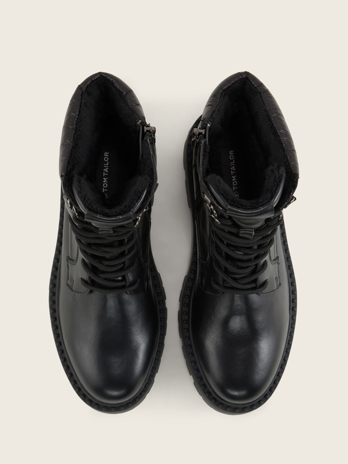 Gefütterte Stiefel - black - Produkt-Ansicht von oben 