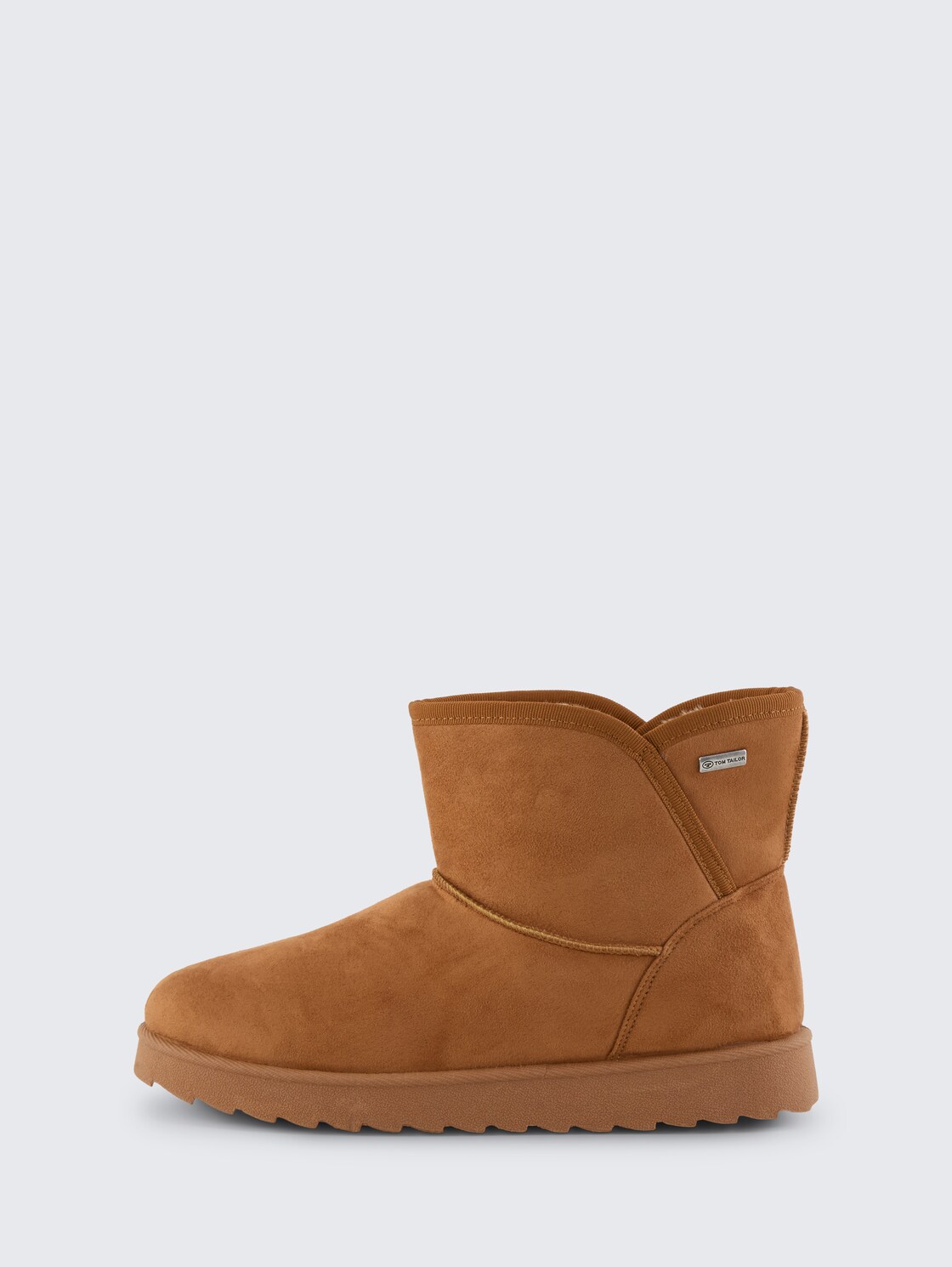 Gefütterte Schneestiefel - cognac - seitliche Produkt-Ansicht