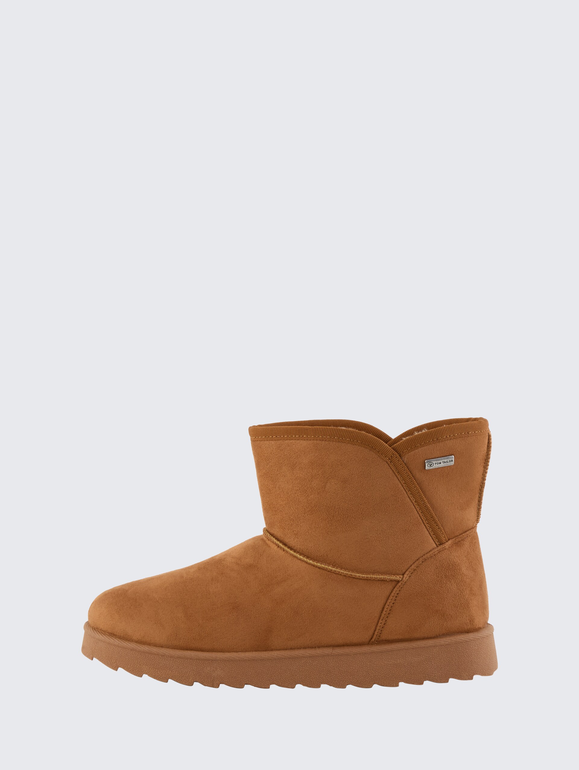 Gefütterte Schneestiefel - cognac - seitliche Produkt-Ansicht