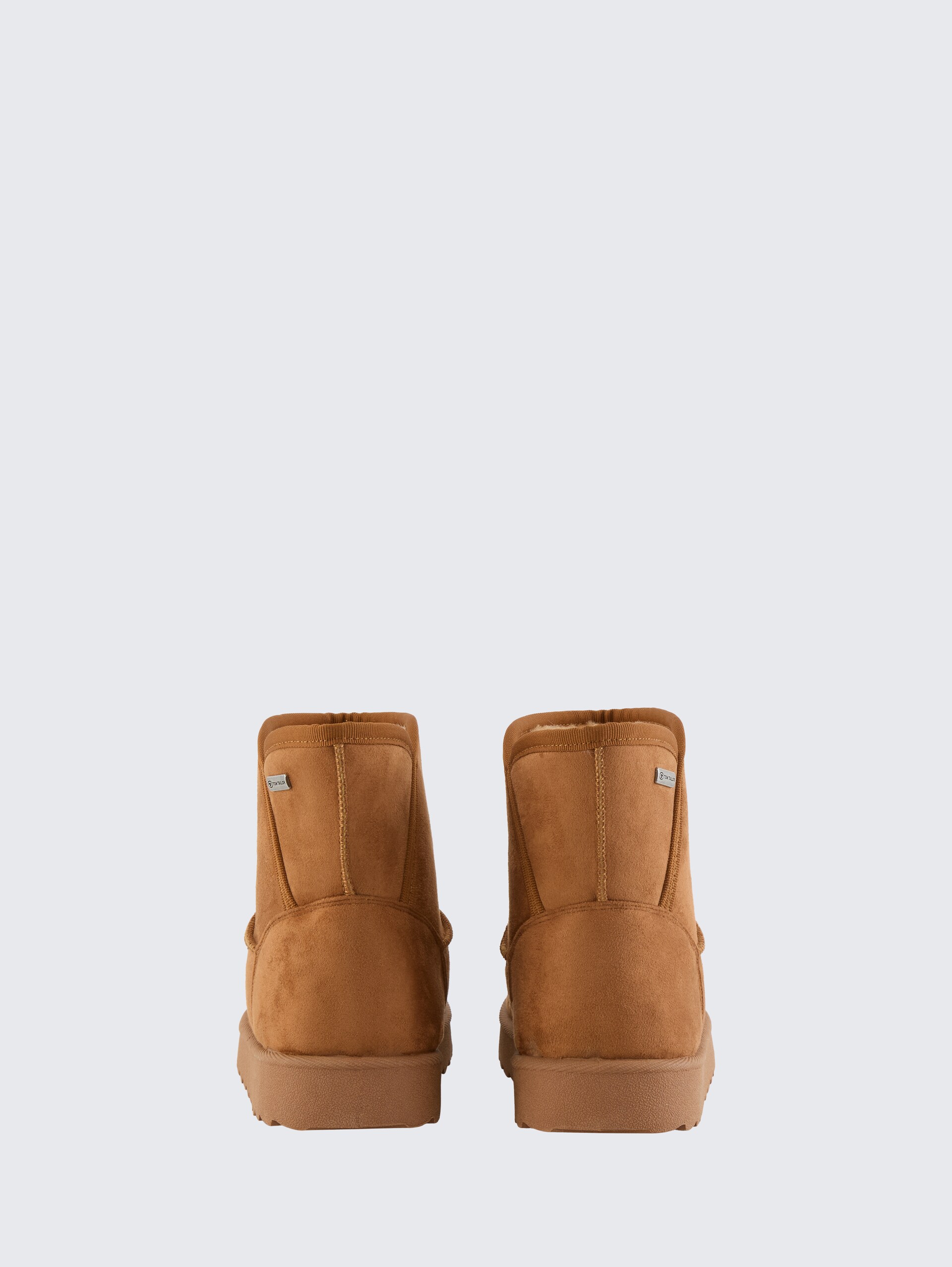 Gefütterte Schneestiefel - cognac - Produkt-Rückansicht