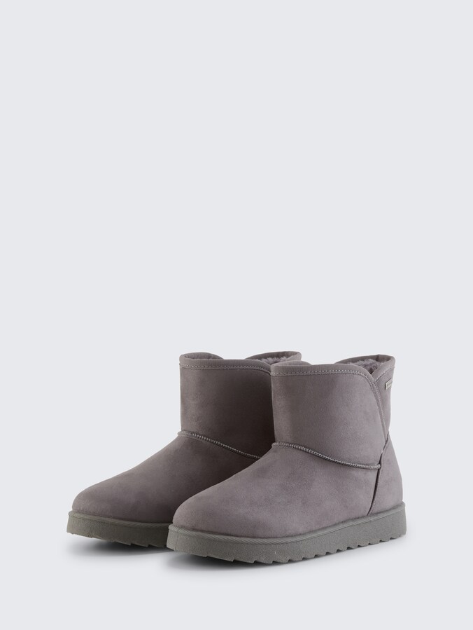 Lined snow boots by Women, dk.grey