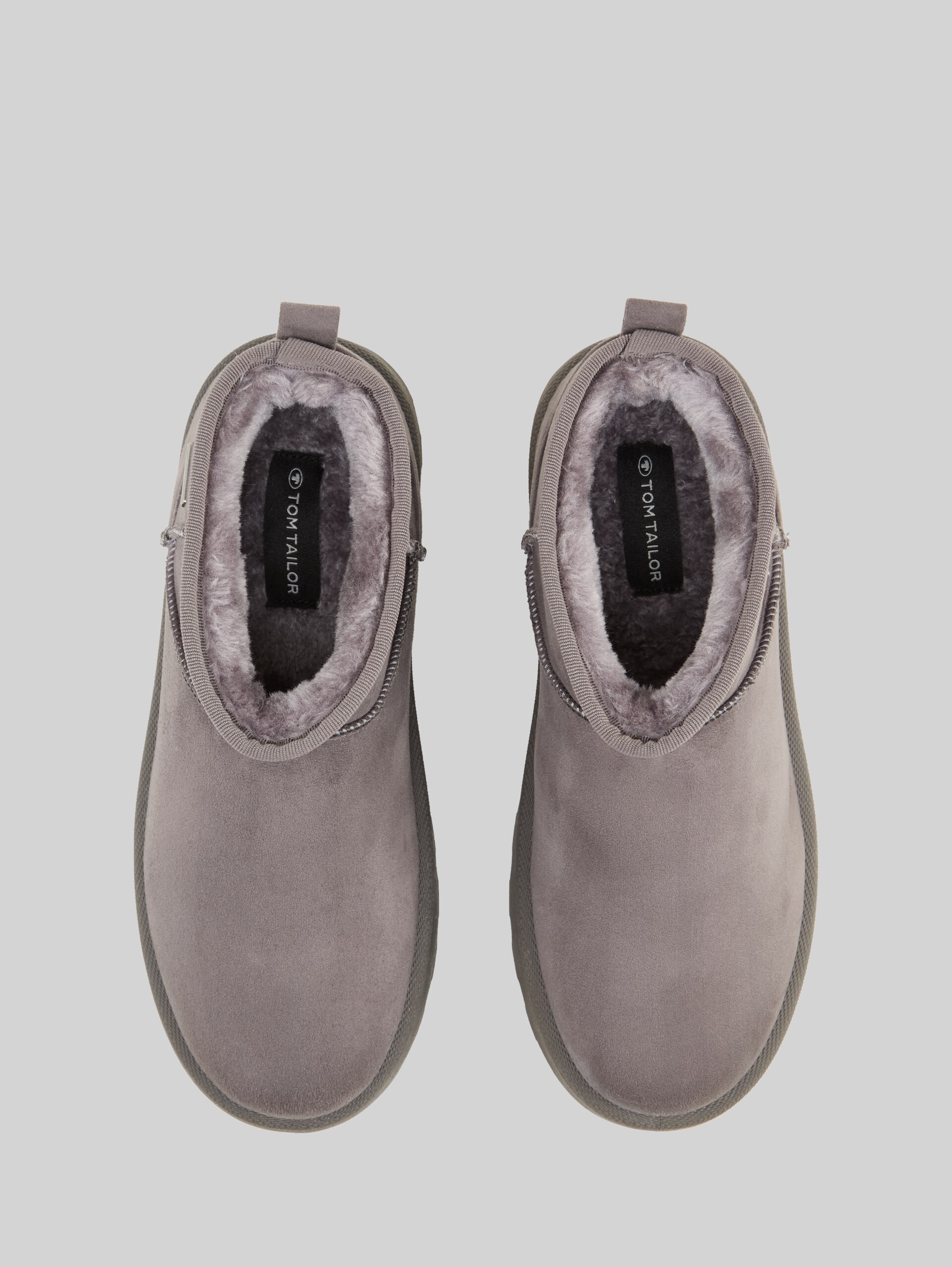 Bottines de neige à semelle compensée - dk.grey - Vue du produit du haut
