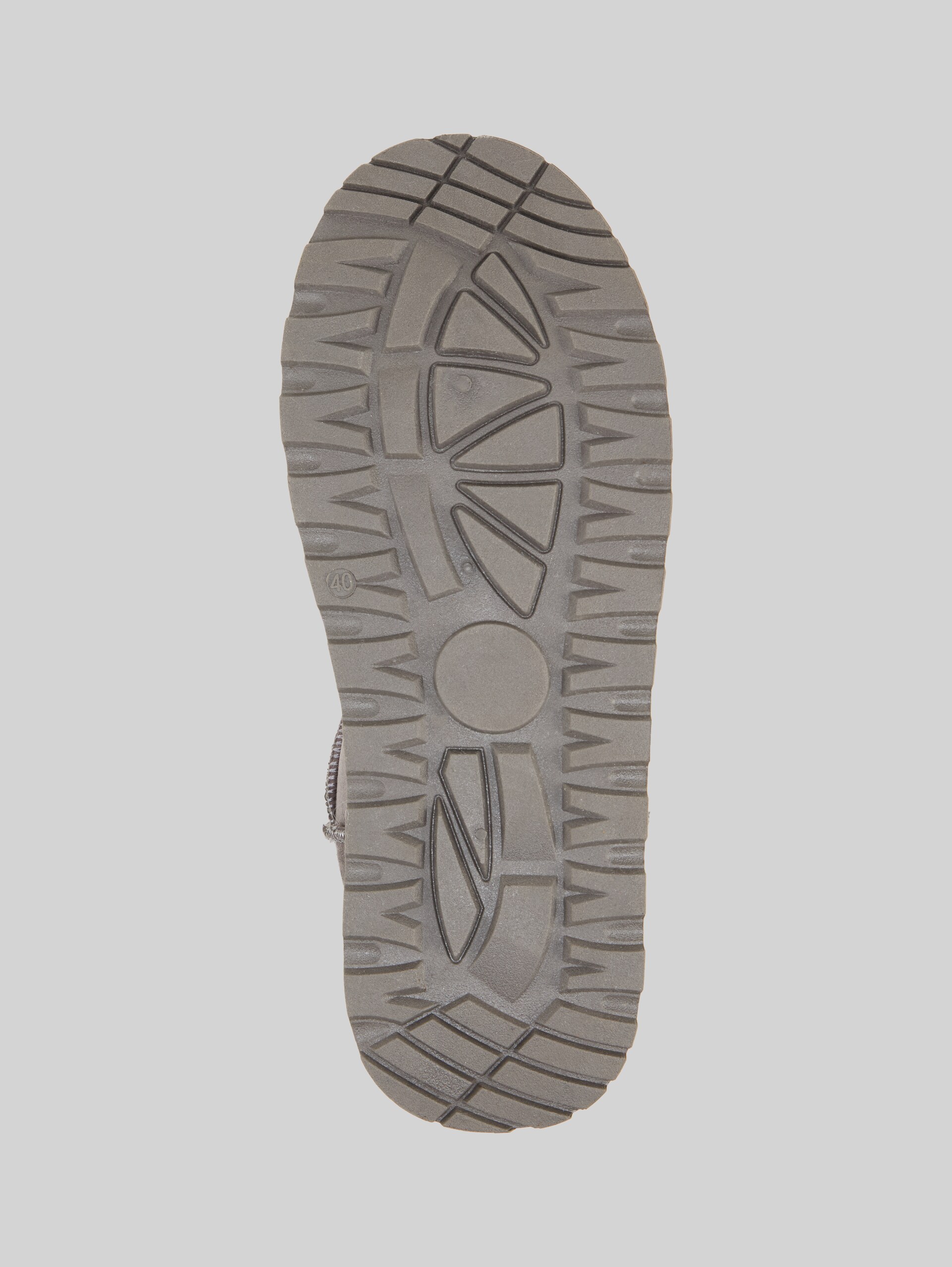 Bottines de neige à semelle compensée - dk.grey - Vue du produit semelle