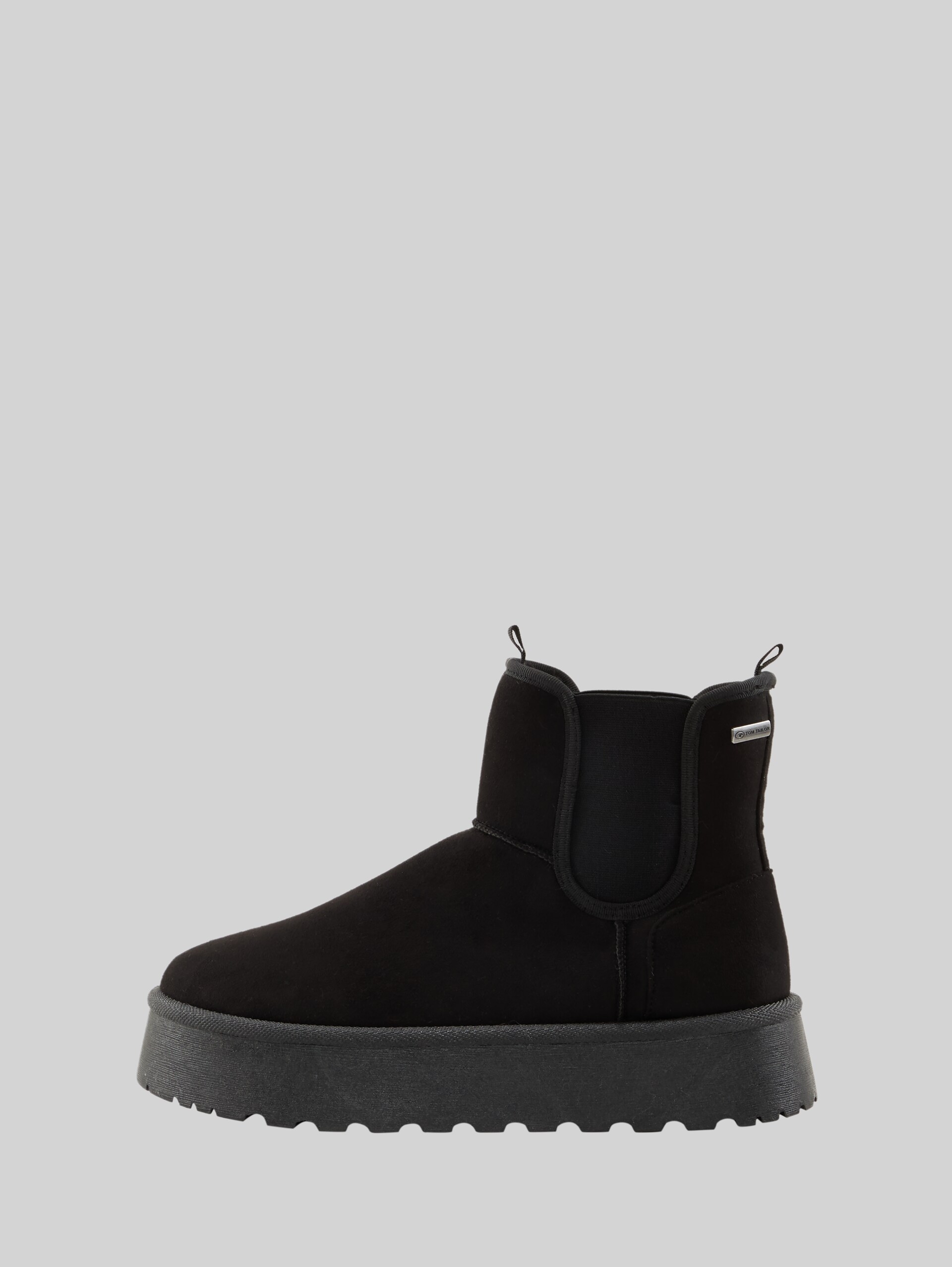 Schneestiefeletten mit Plateau-Sohle - black - seitliche Produkt-Ansicht