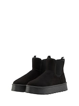 Ausgewählt, Schneestiefeletten mit Plateau-Sohle von Tom Tailor, schwarz
