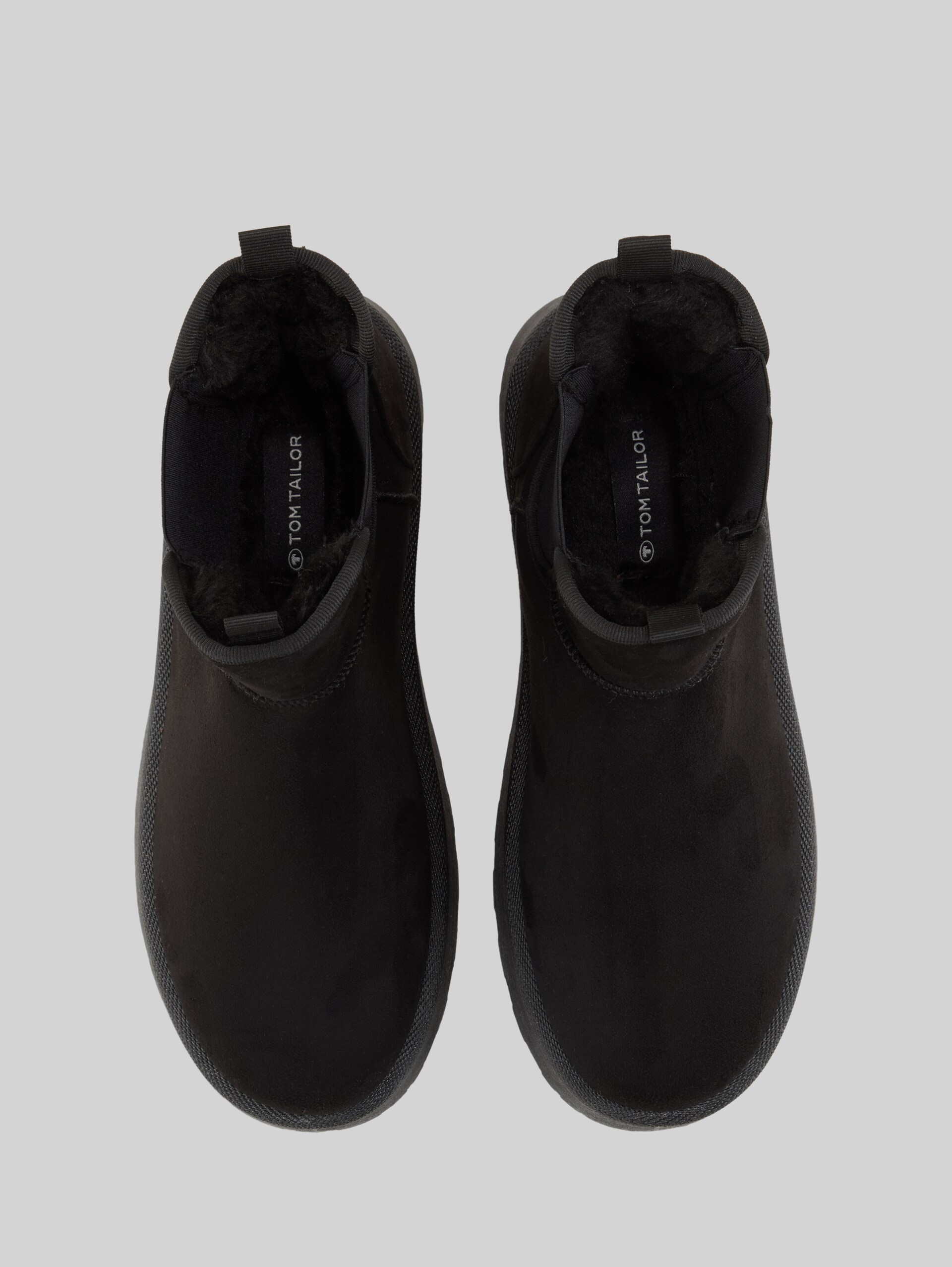 Schneestiefeletten mit Plateau-Sohle - black - Produkt-Ansicht von oben 