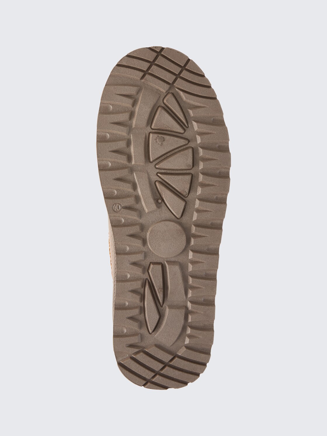 Gefütterte Slipper mit Plateau-Sohle - mud - Produkt-Ansicht Sohle