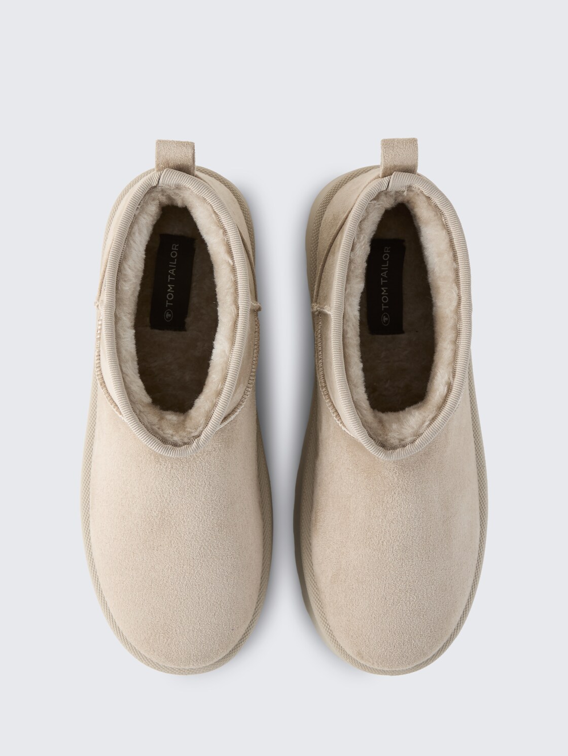 Gefütterte Schneestiefeletten mit Plateau-Sohle - Ice - Produkt-Ansicht von oben 