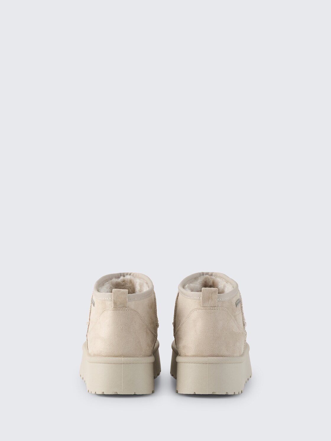 Gefütterte Schneestiefeletten mit Plateau-Sohle - Ice - Produkt-Rückansicht