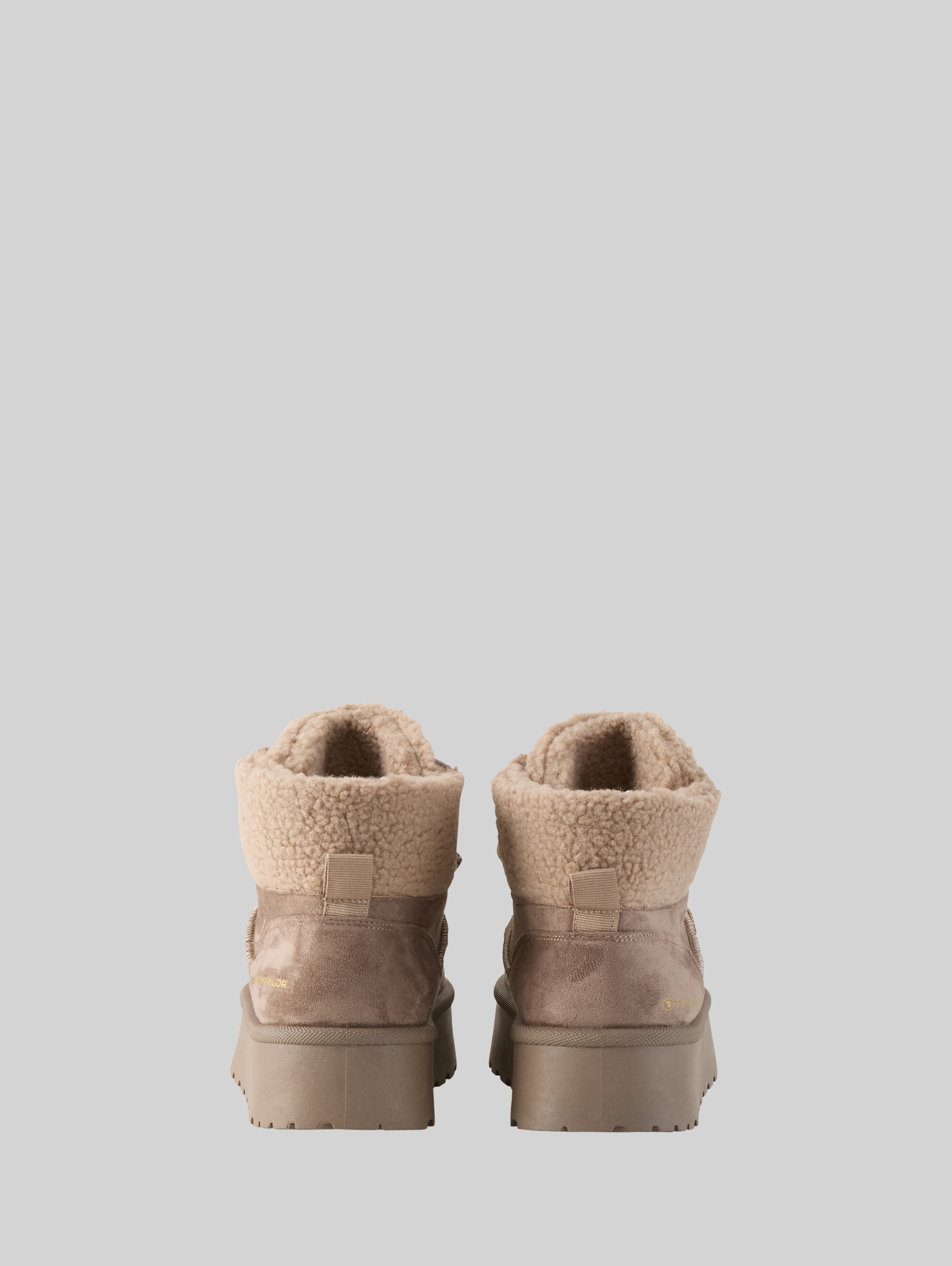 Bottines d'hiver en fausse fourrure - mud - Vue arrière du produit