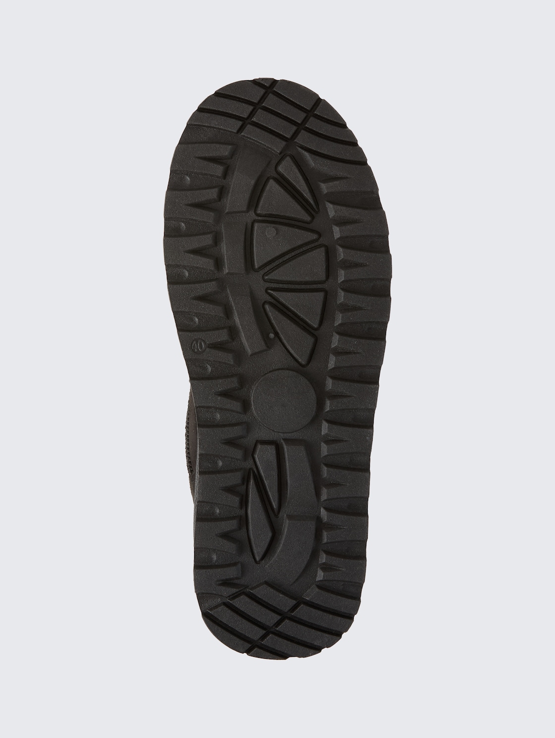 Gefütterte Schneestiefeletten mit Plateau-Sohle - black - Produkt-Ansicht Sohle