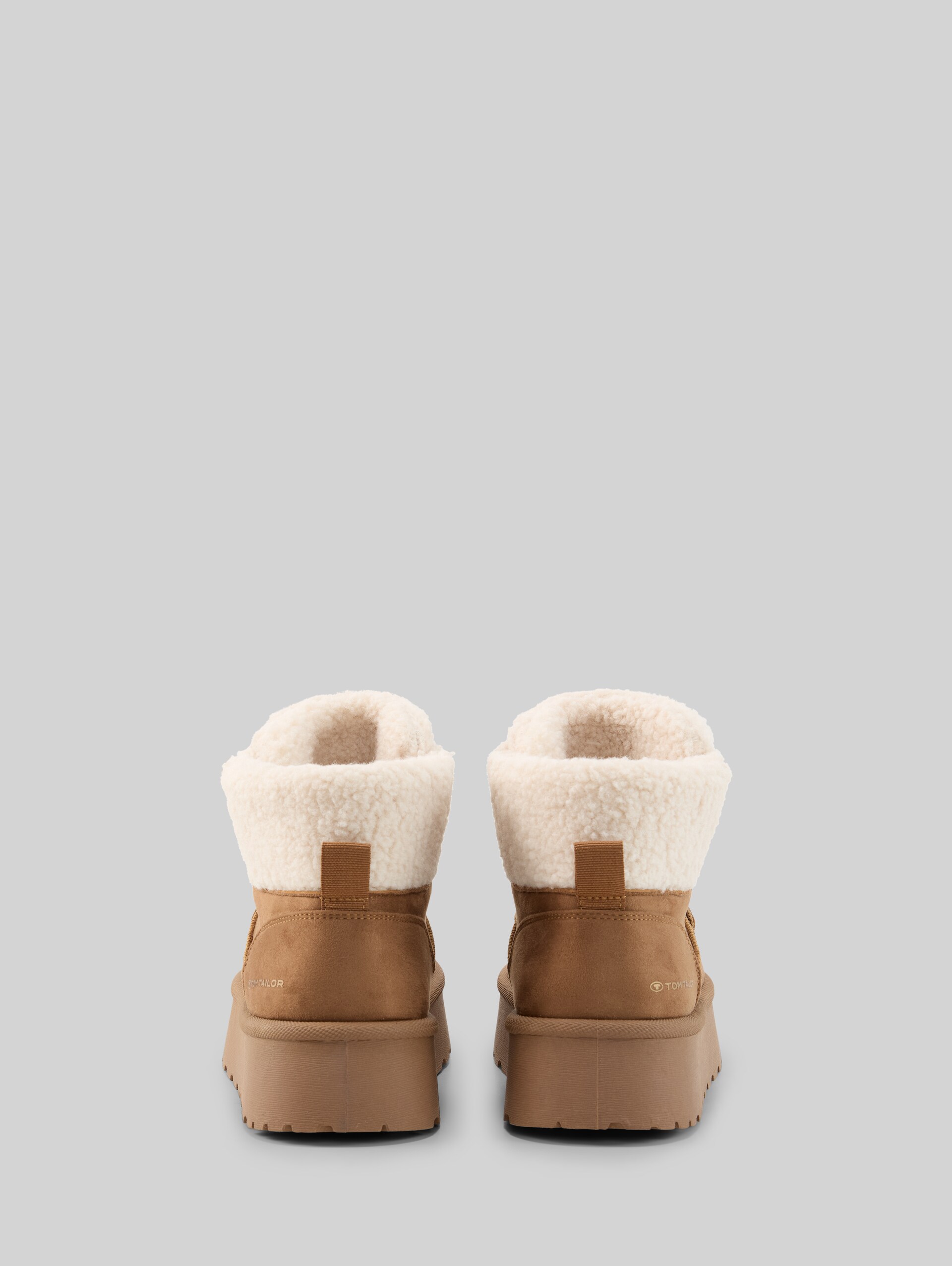 Sneeuwlaarsjes met imitatiebont - hazel - Achteraanzicht product