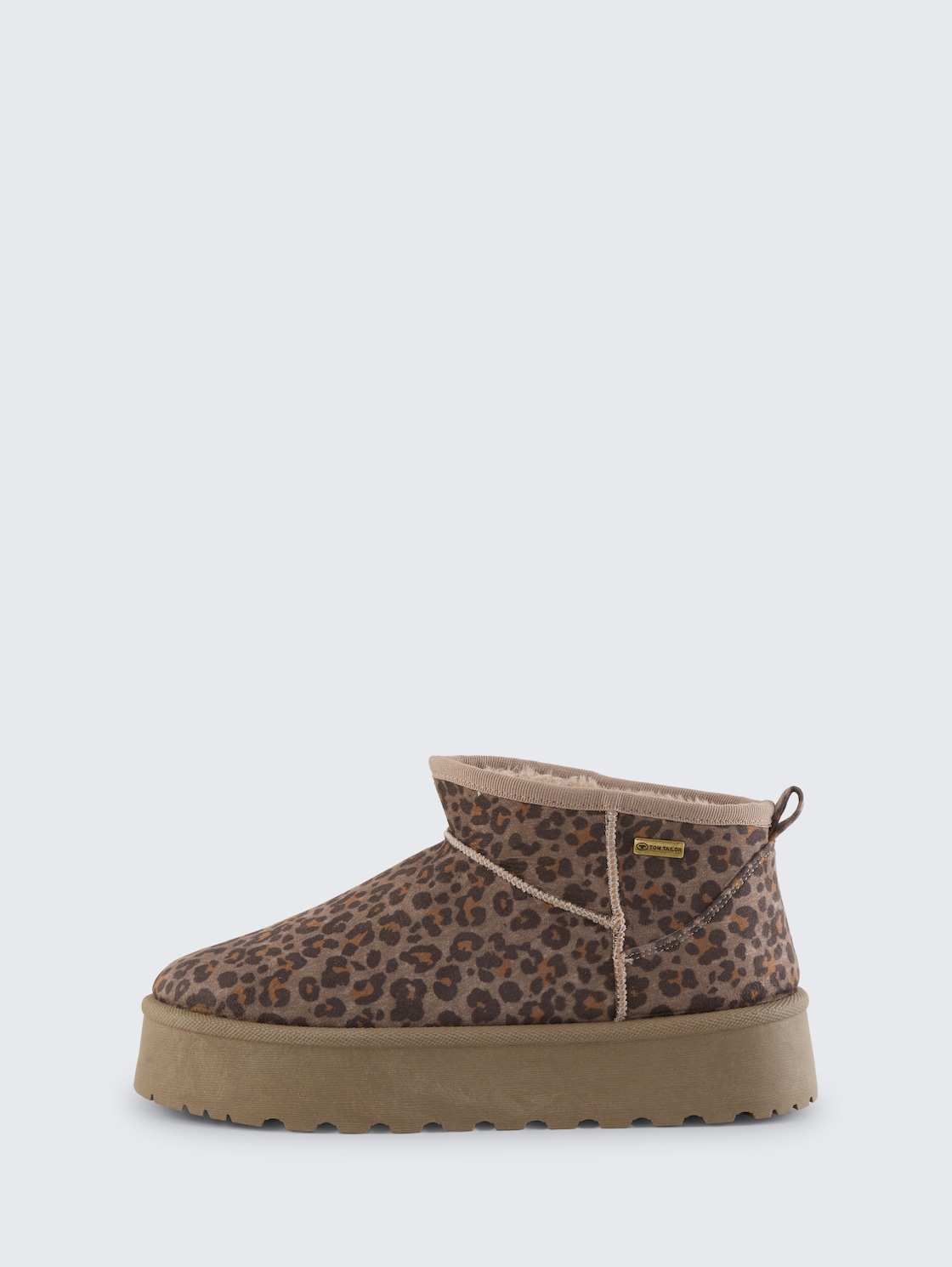 Gefütterte Ankle-Boots - taupe - seitliche Produkt-Ansicht