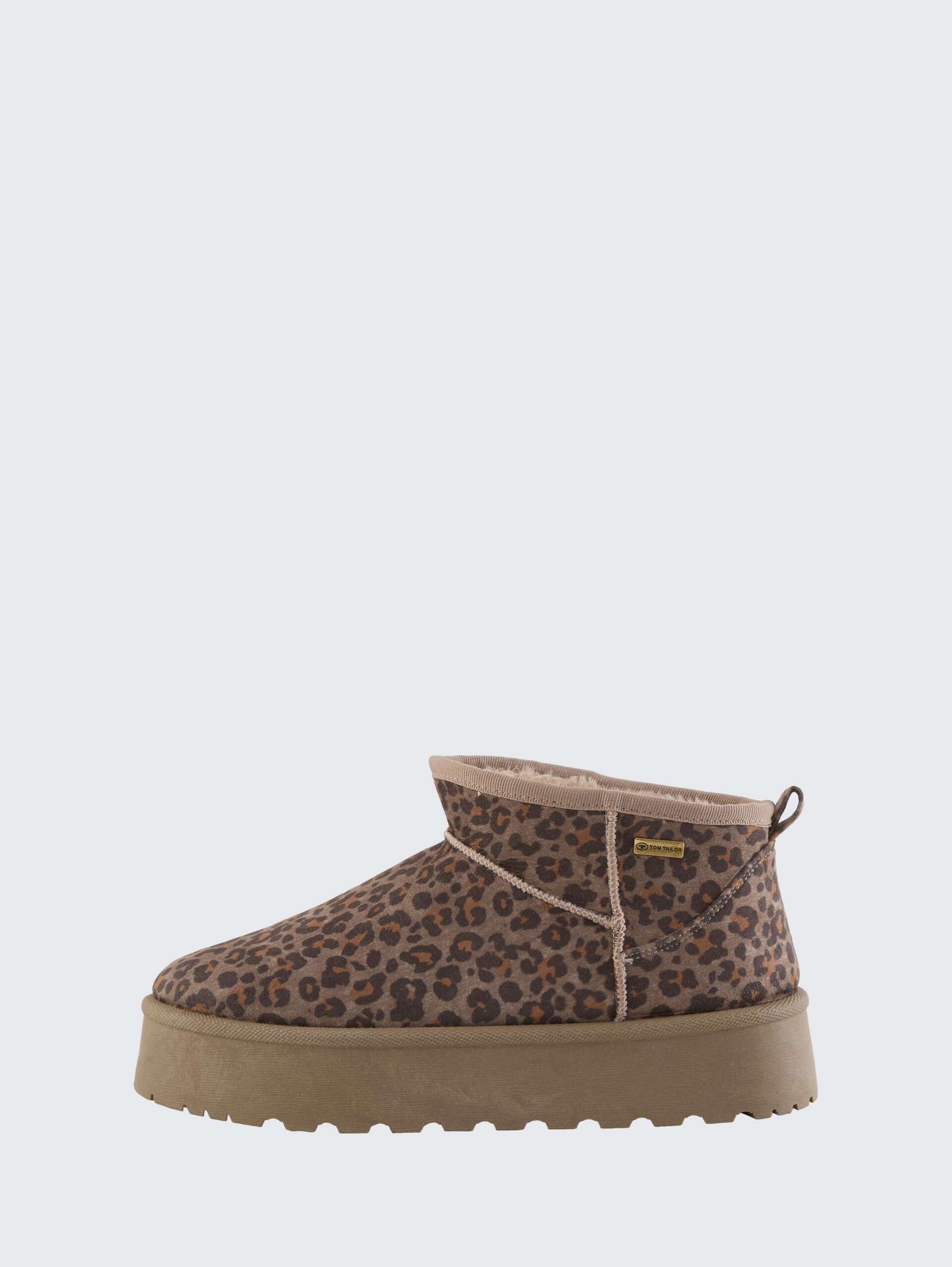 Gefütterte Ankle-Boots - taupe - seitliche Produkt-Ansicht