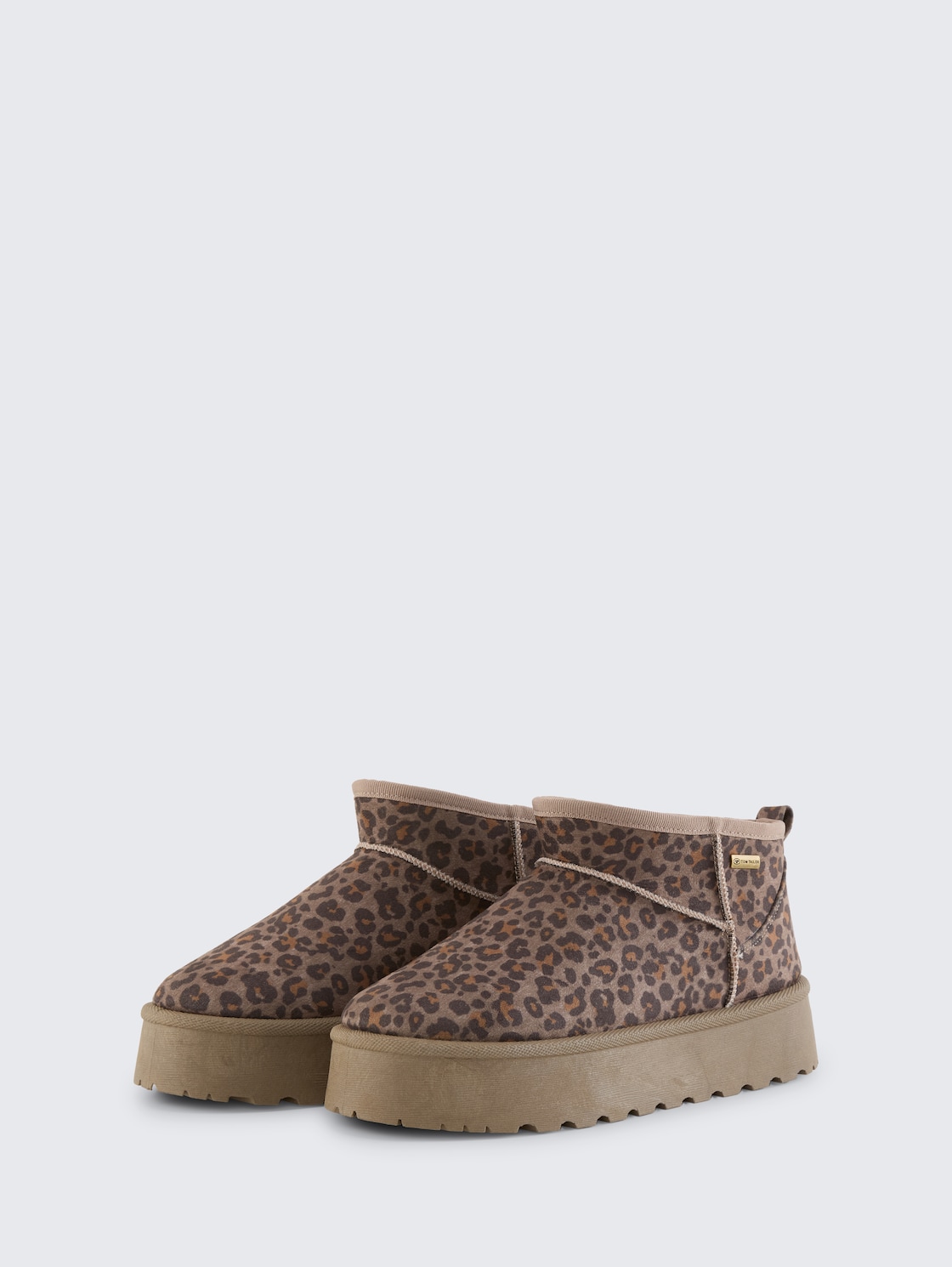 Gefütterte Ankle-Boots - taupe - seitliche Produkt-Ansicht