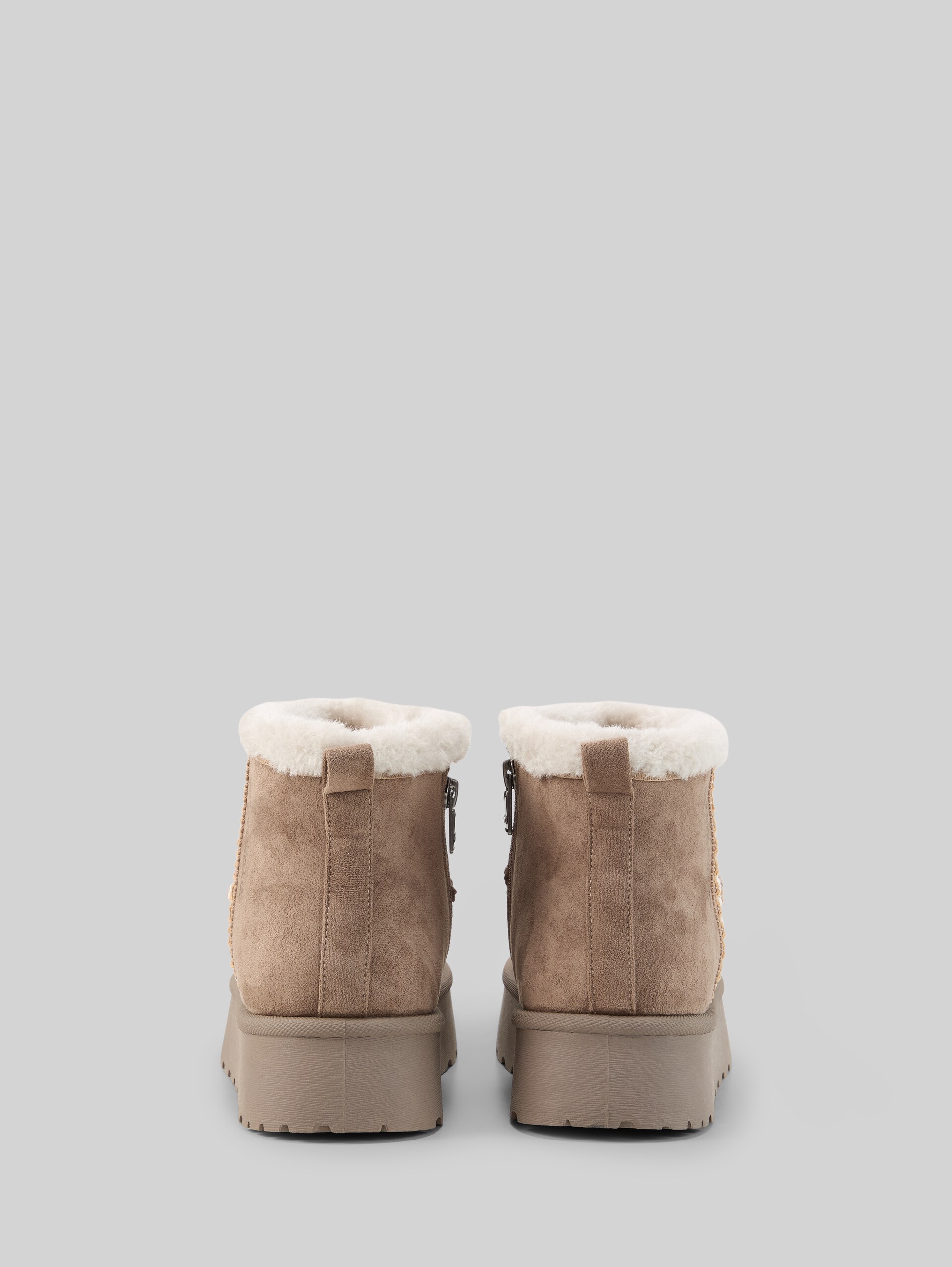 Bottines de neige brodées - mud - Vue arrière du produit