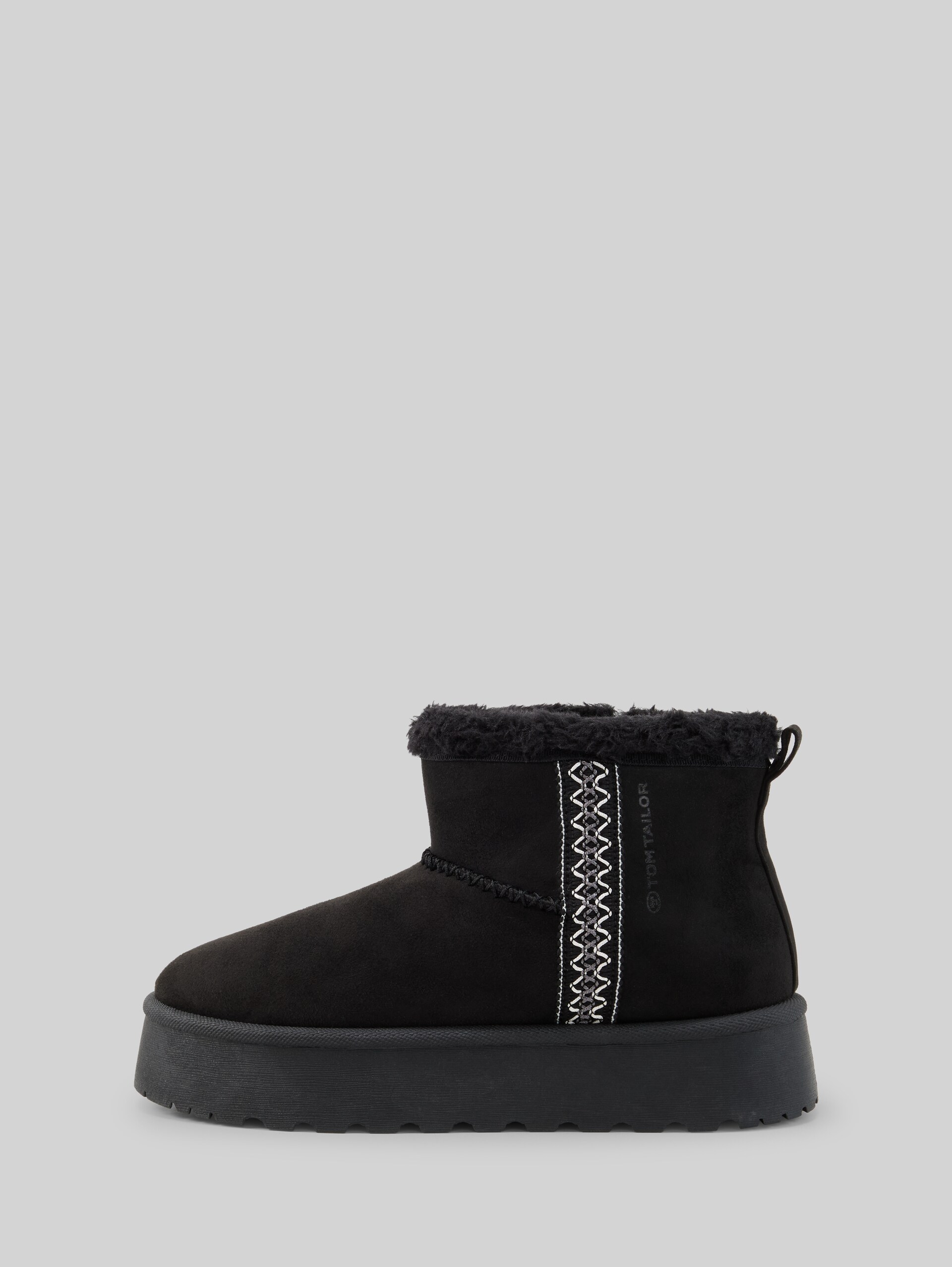Bottines de neige brodées - black - vue latérale du produit