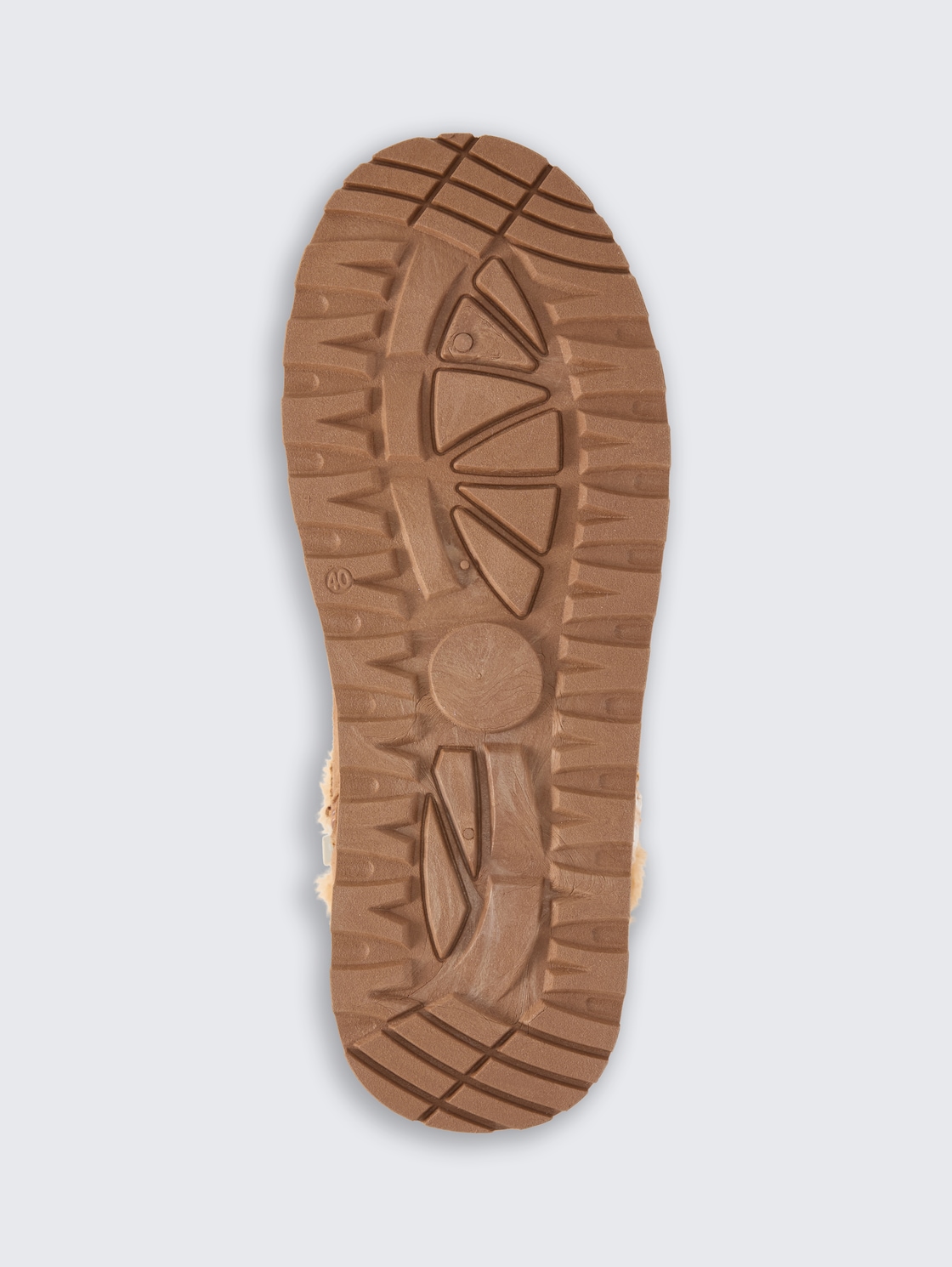 Gefütterte Schneestiefeletten mit Plateau-Sohle - hazel - Produkt-Ansicht Sohle