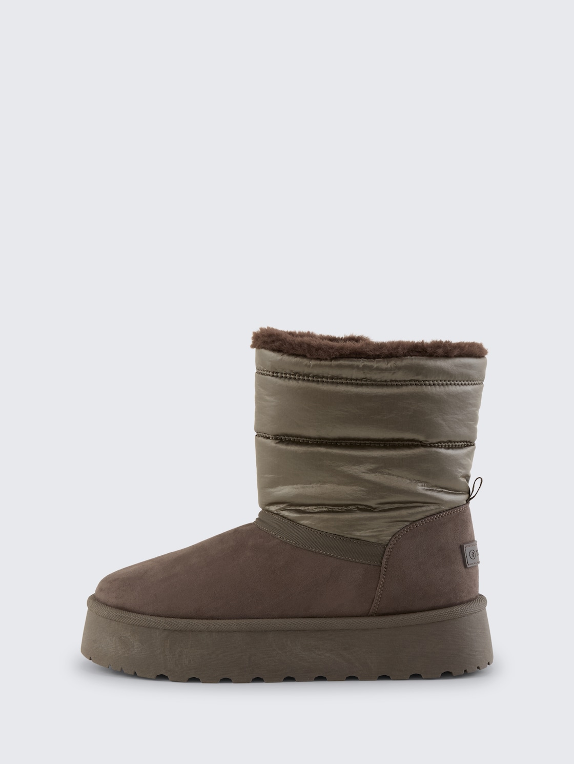 Gefütterte Schneestiefel mit Wattierung - lava - seitliche Produkt-Ansicht