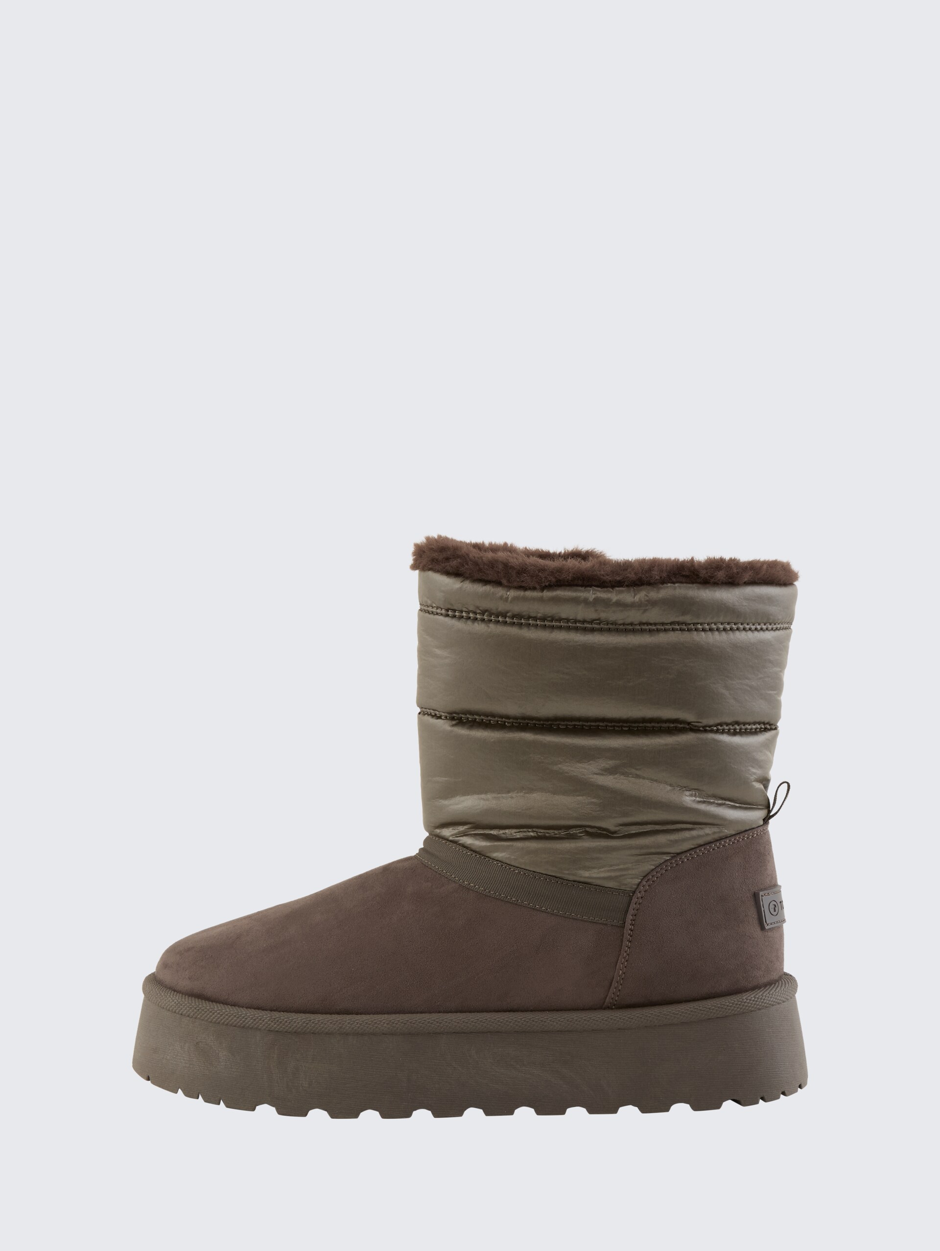 Gefütterte Schneestiefel mit Wattierung - lava - seitliche Produkt-Ansicht