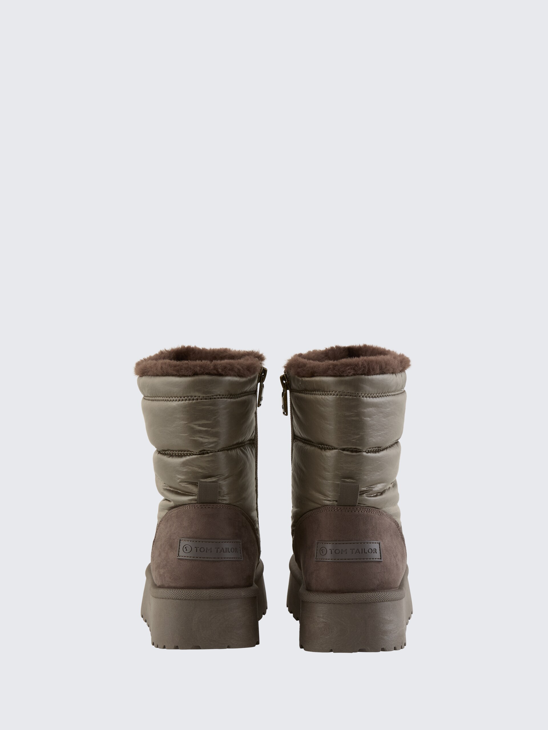Gefütterte Schneestiefel mit Wattierung - lava - Produkt-Rückansicht