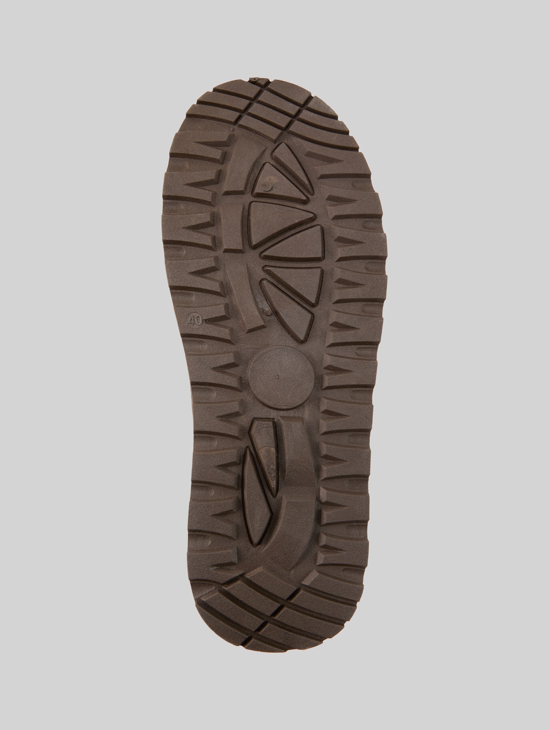 Mocassins doublés à semelle compensée - mokka - Vue du produit semelle 
