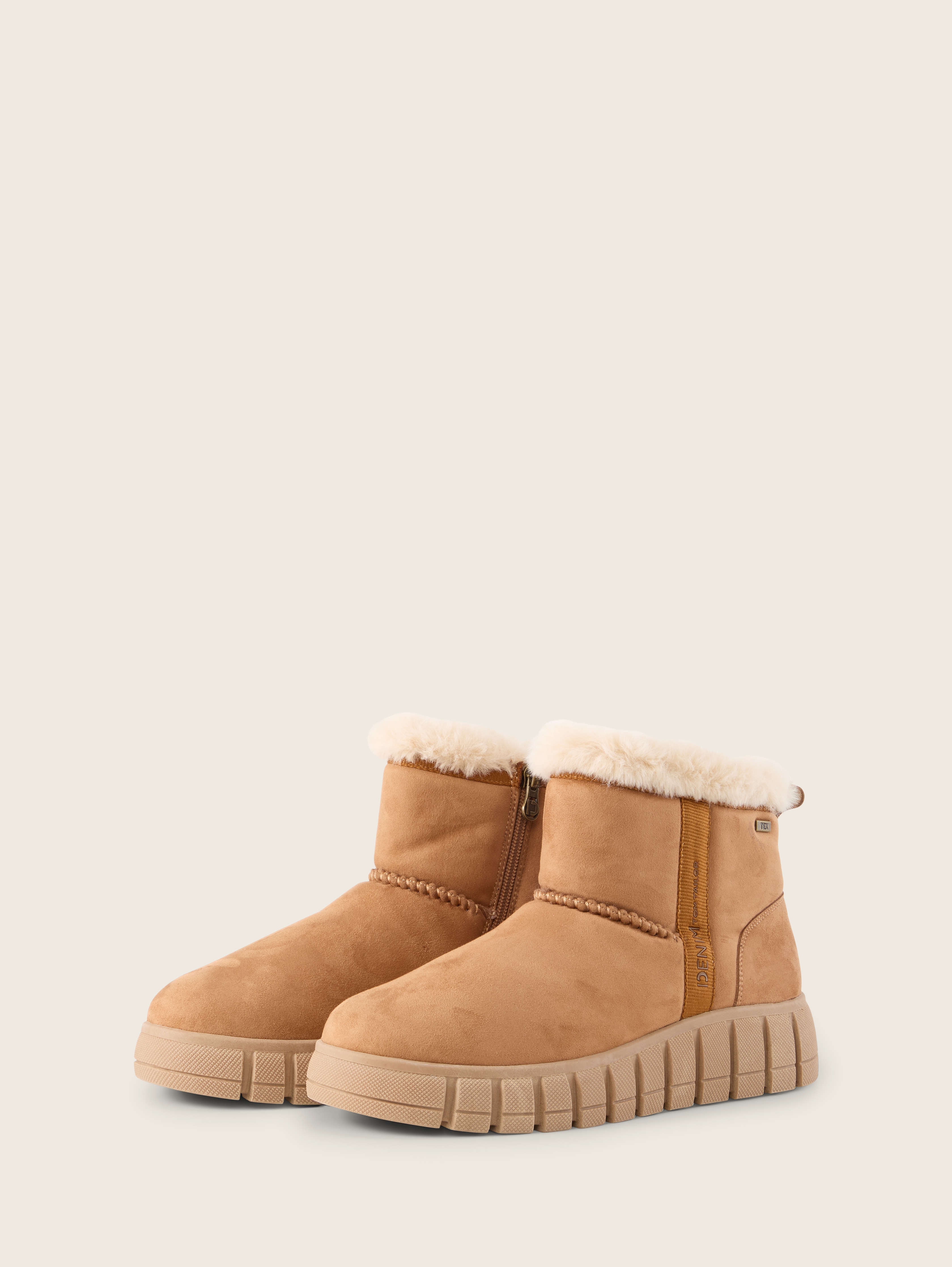 Wasserfeste Schneestiefel von Denim Female, hazel