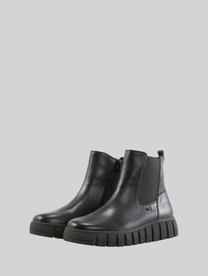 Chelsea-laarzen met plateauzool door Denim Female, black