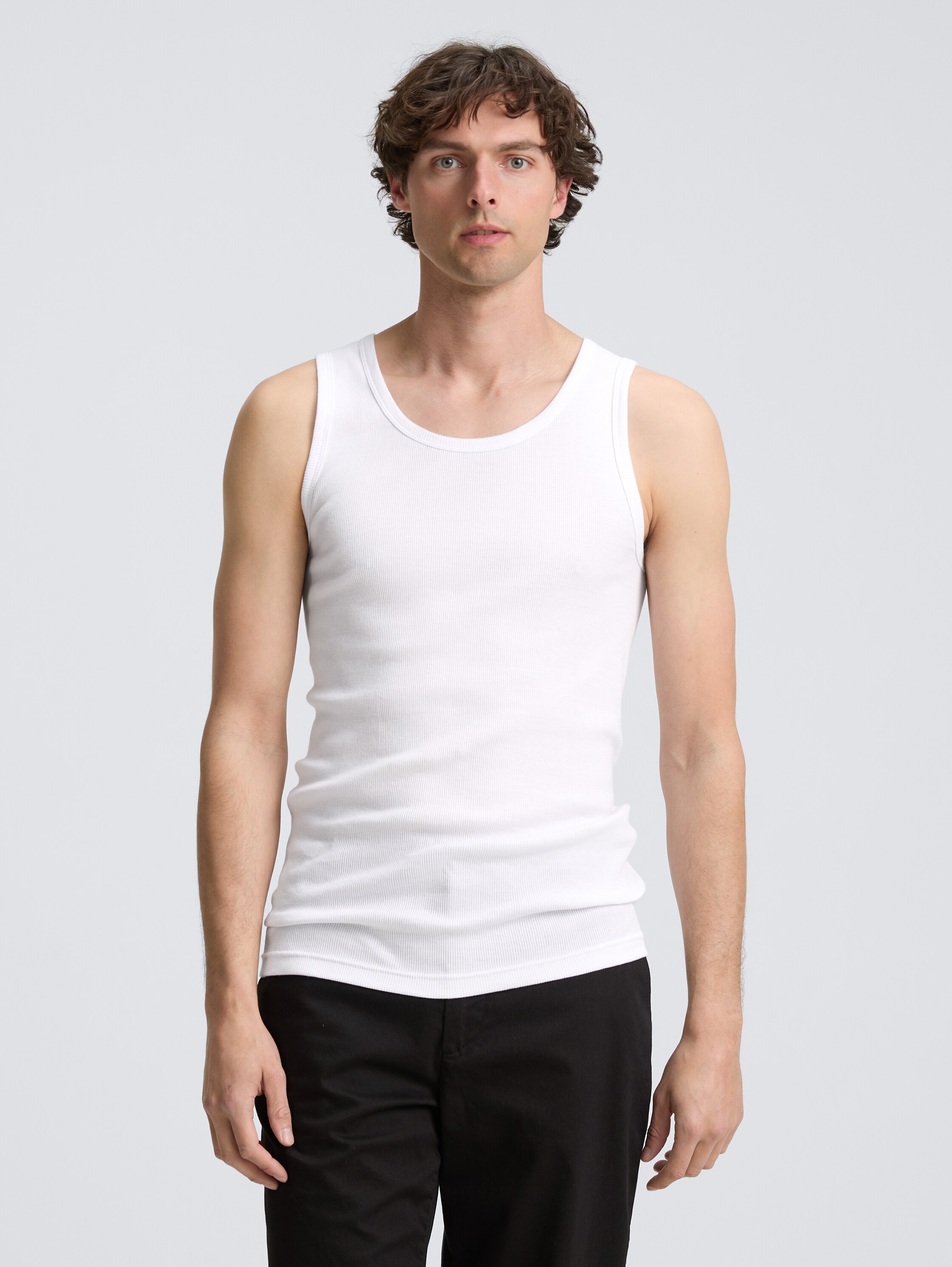 Tanktops mit Rippstruktur im 2er-Pack - white_1 - 