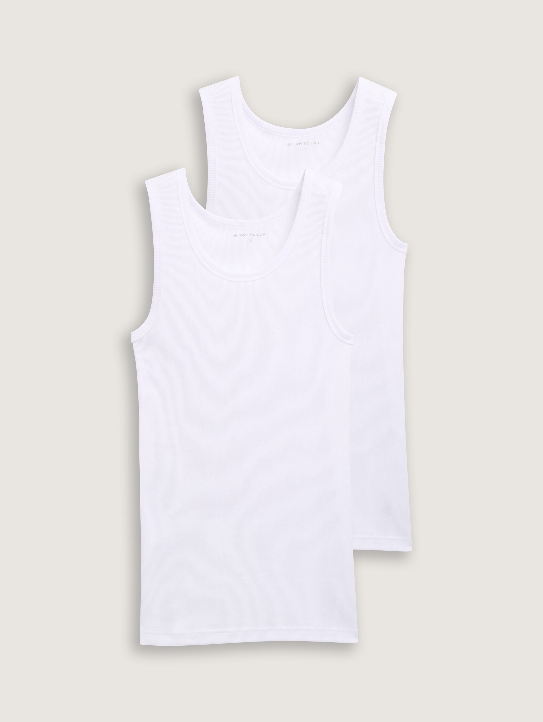 Tanktops mit Rippstruktur im 2er-Pack - white_1 - 