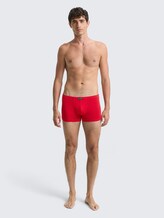 Kurze Boxershorts im 3er-Pack - melange-red-navy - Model-Vorderansicht