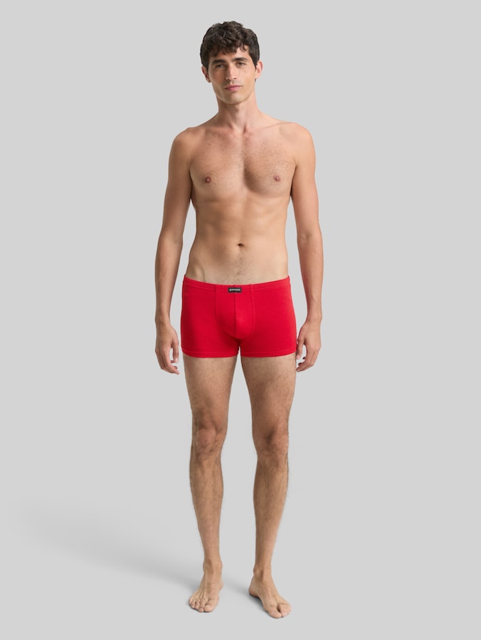 Kurze Boxershorts im 3er-Pack von Men, melange-red-navy