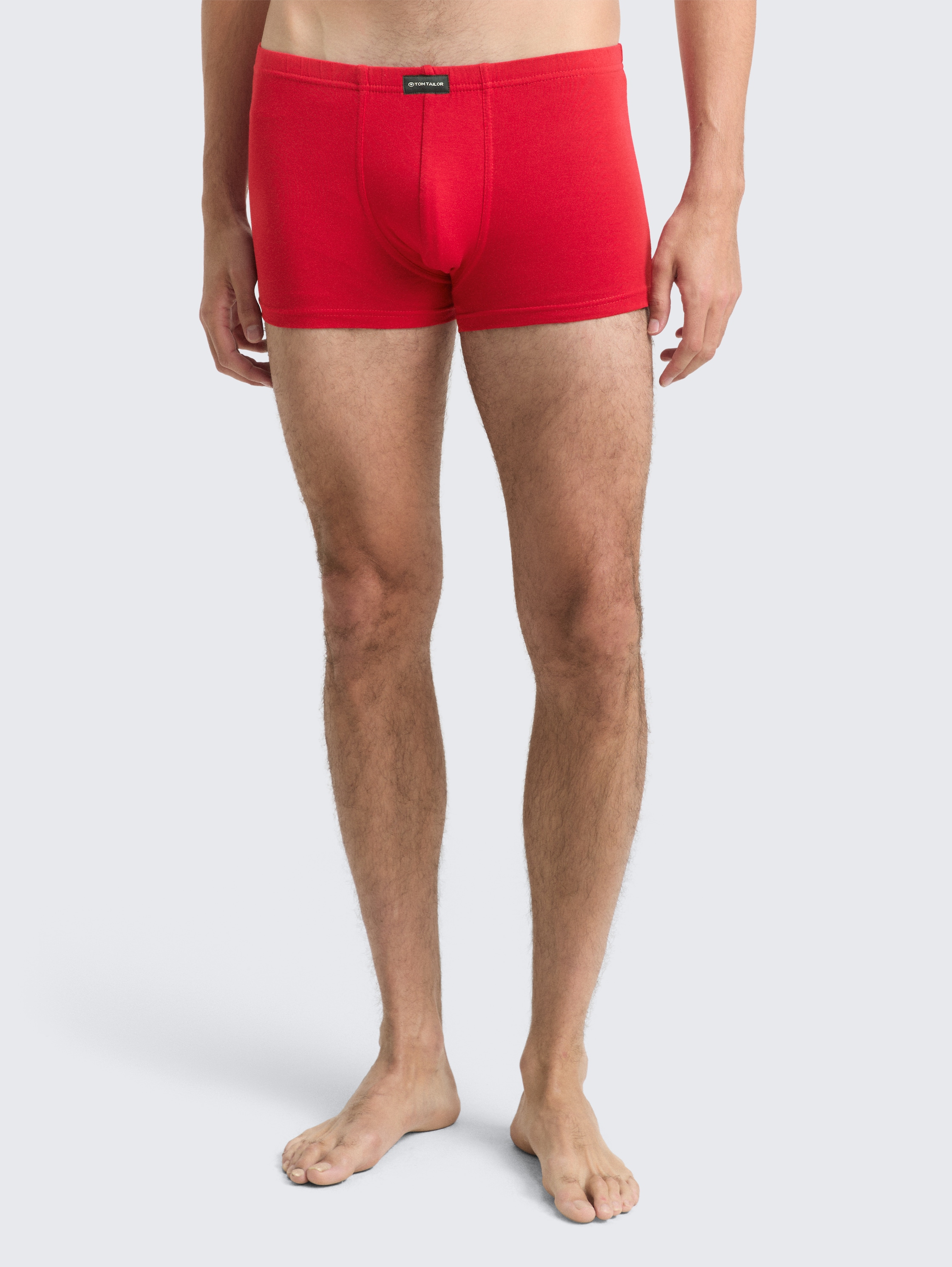 Kurze Boxershorts im 3er-Pack - melangerednavy - 