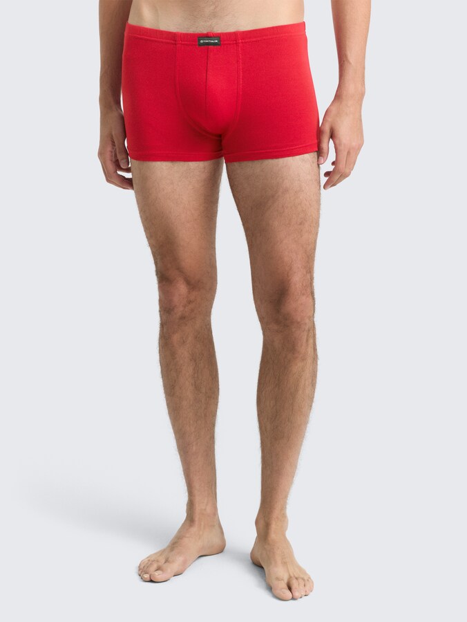 Kurze Boxershorts im 3er-Pack von Men, melange-red-navy