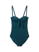 Geselecteerd, Badpak met knoopdetail door Tom Tailor, groen